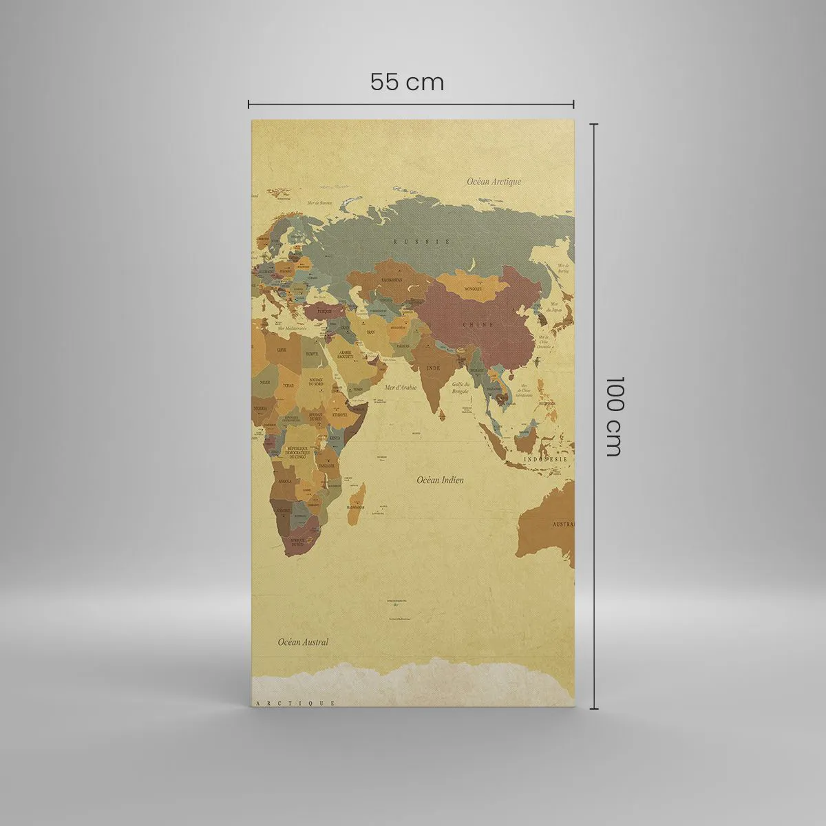 Obraz na płótnie - Dla ciebie - cały świat - 55x100 cm