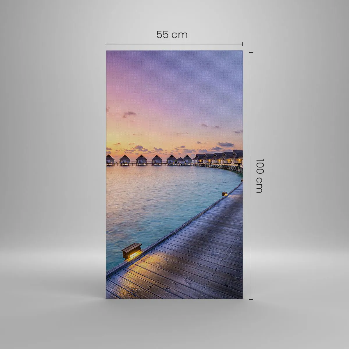 Obraz na plátně - Prázdniny - návrat k pramenům - 55x100 cm