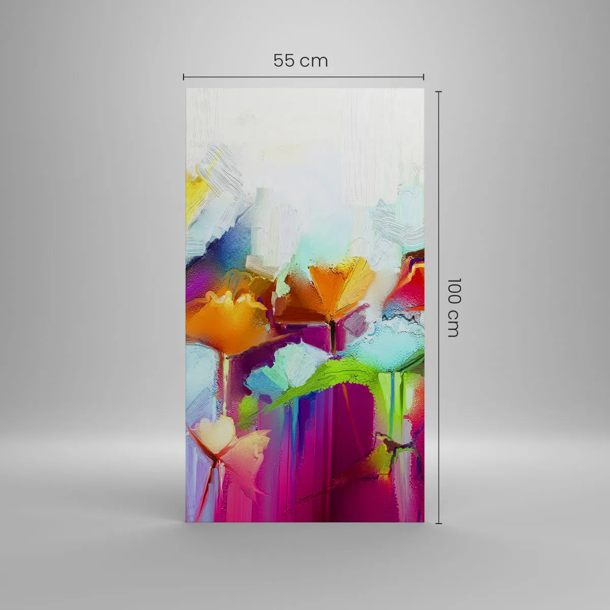 Canvas picture - Rainbow Has Bloomed - 55x100 cm