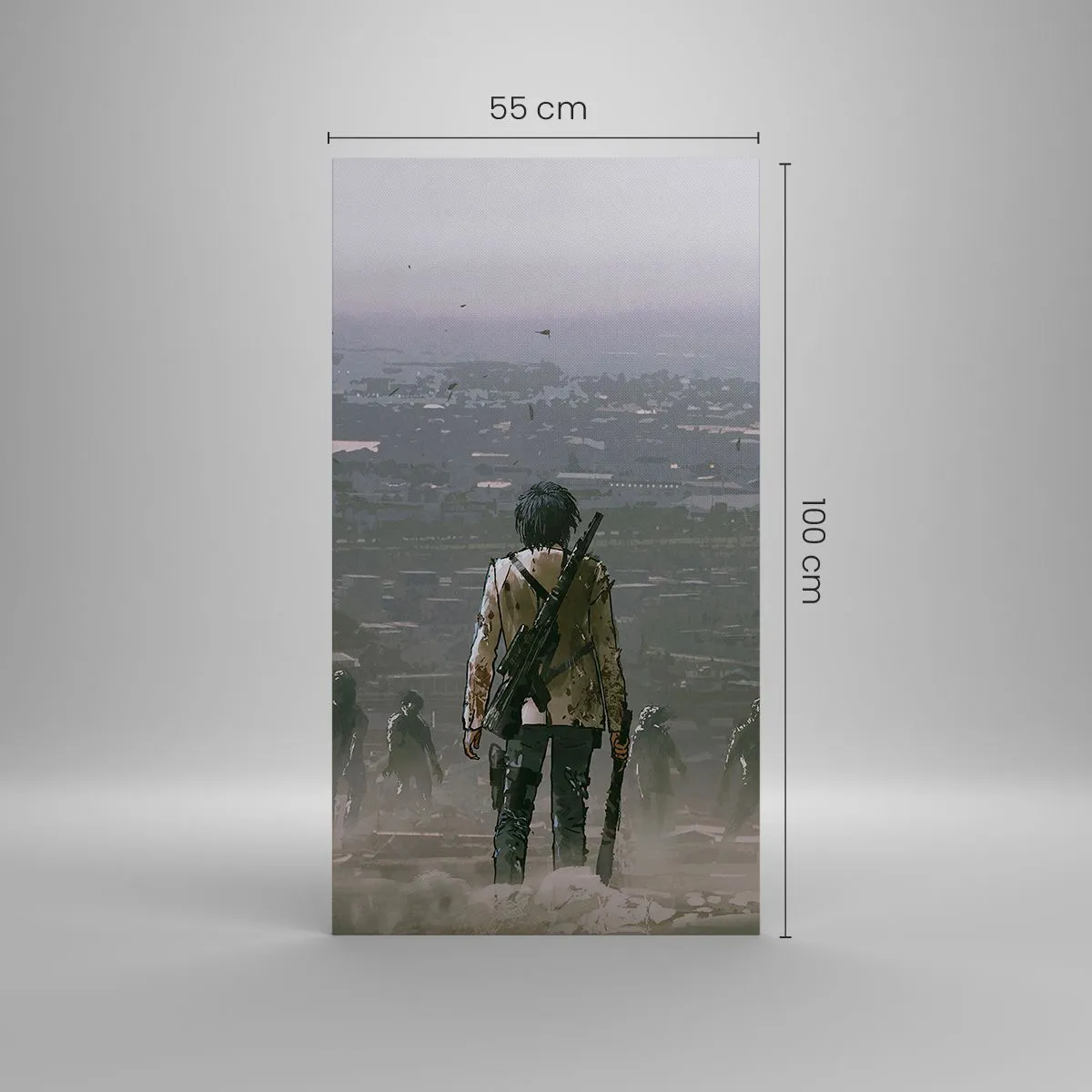 Lærredstryk - Billede på lærred - Den sidste retfærdige person? - 55x100 cm