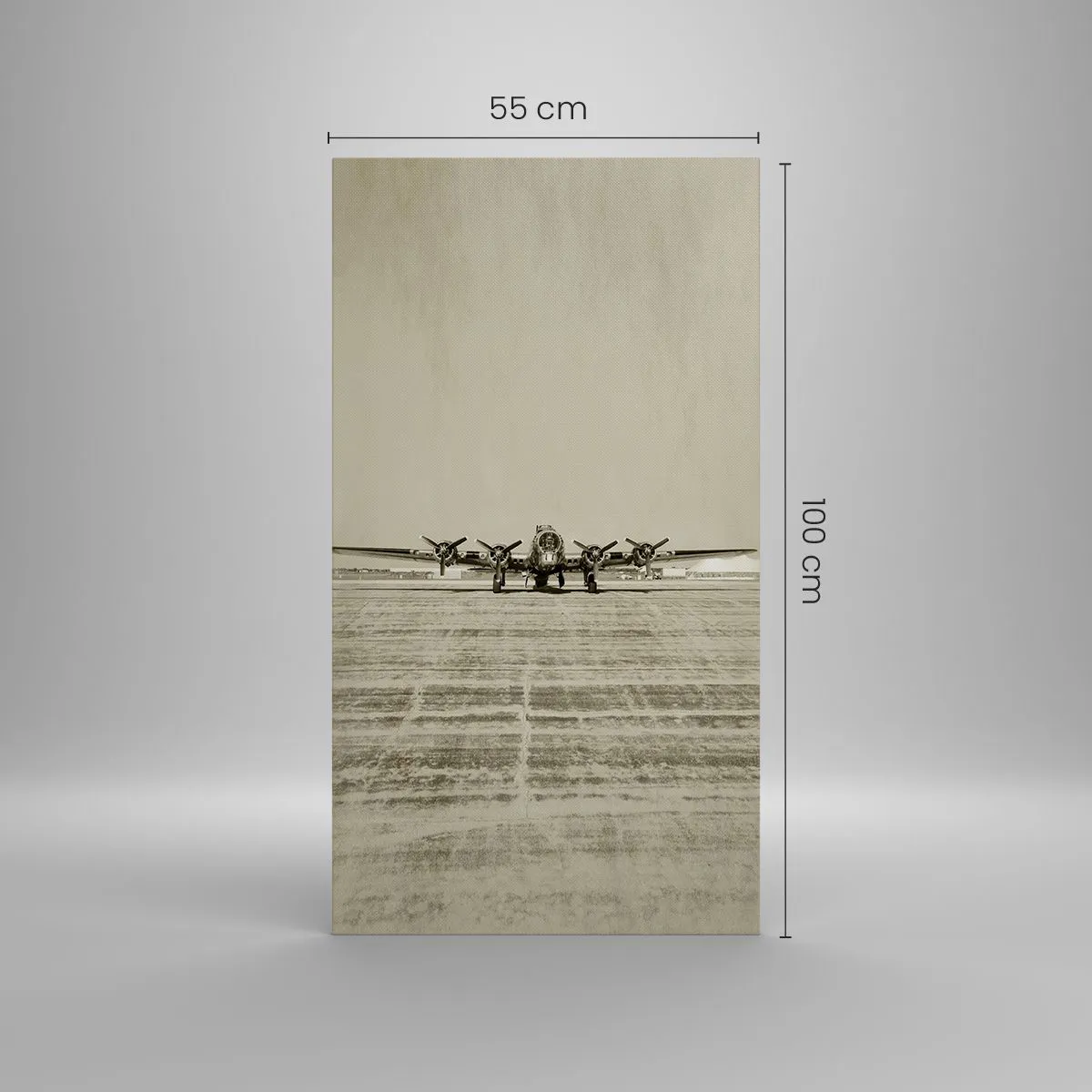 Vászonkép - Mint mindig készen - 55x100 cm