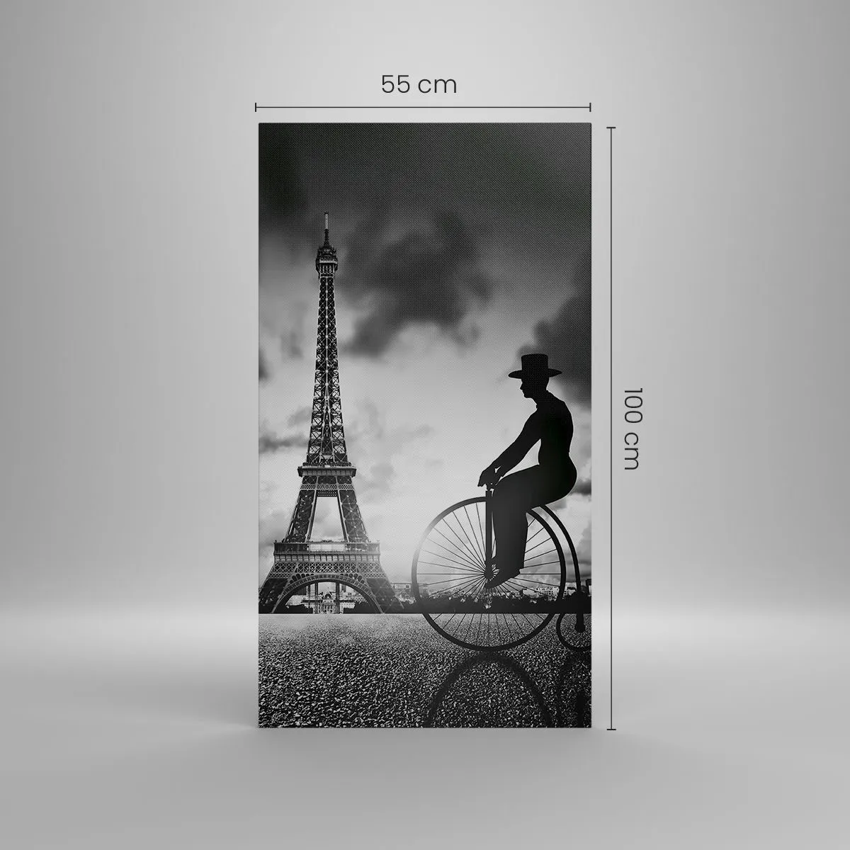 Lærredstryk - Billede på lærred - Længsel efter Belle Epoque - 55x100 cm