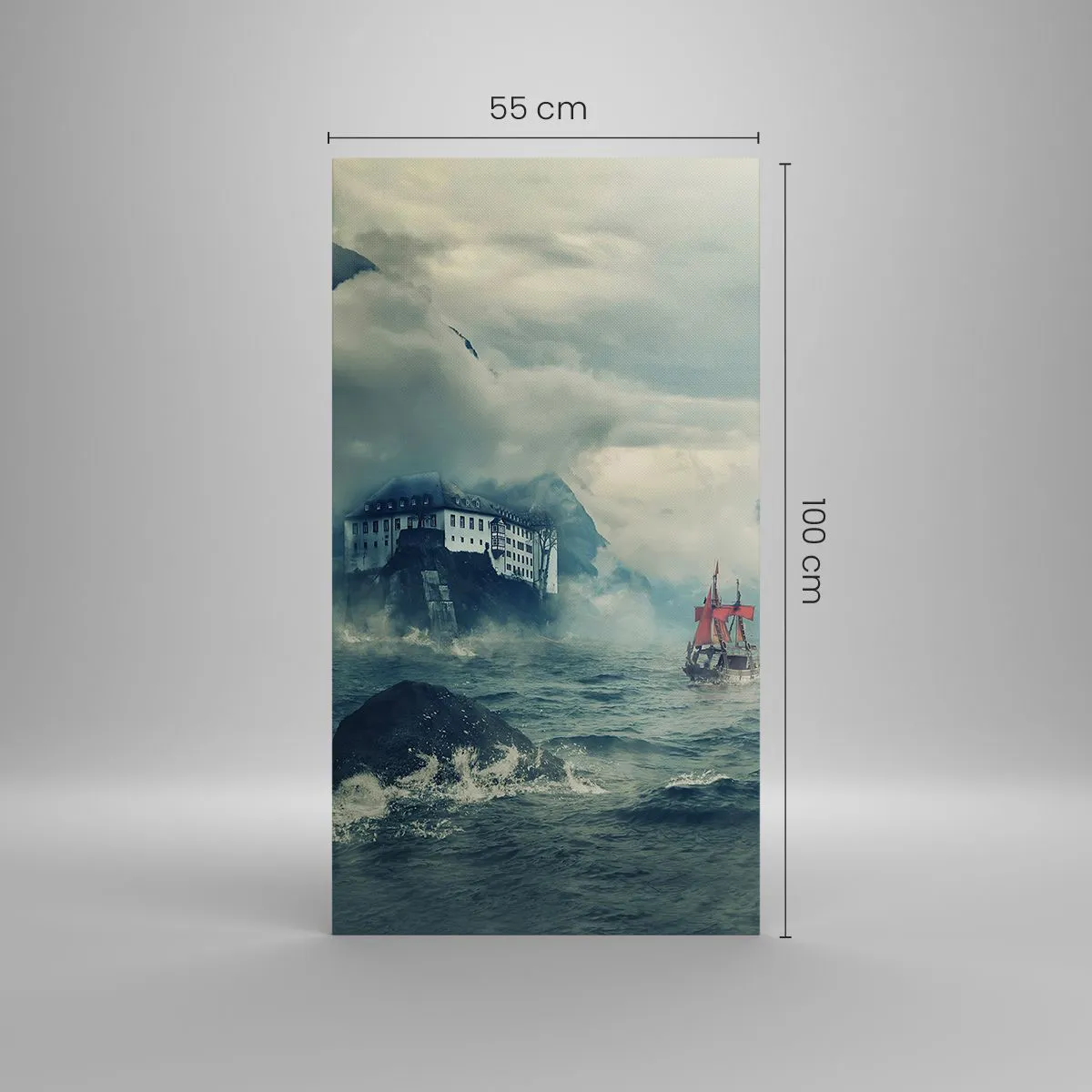 Obraz na plátne - V kúzelných vodách - 55x100 cm