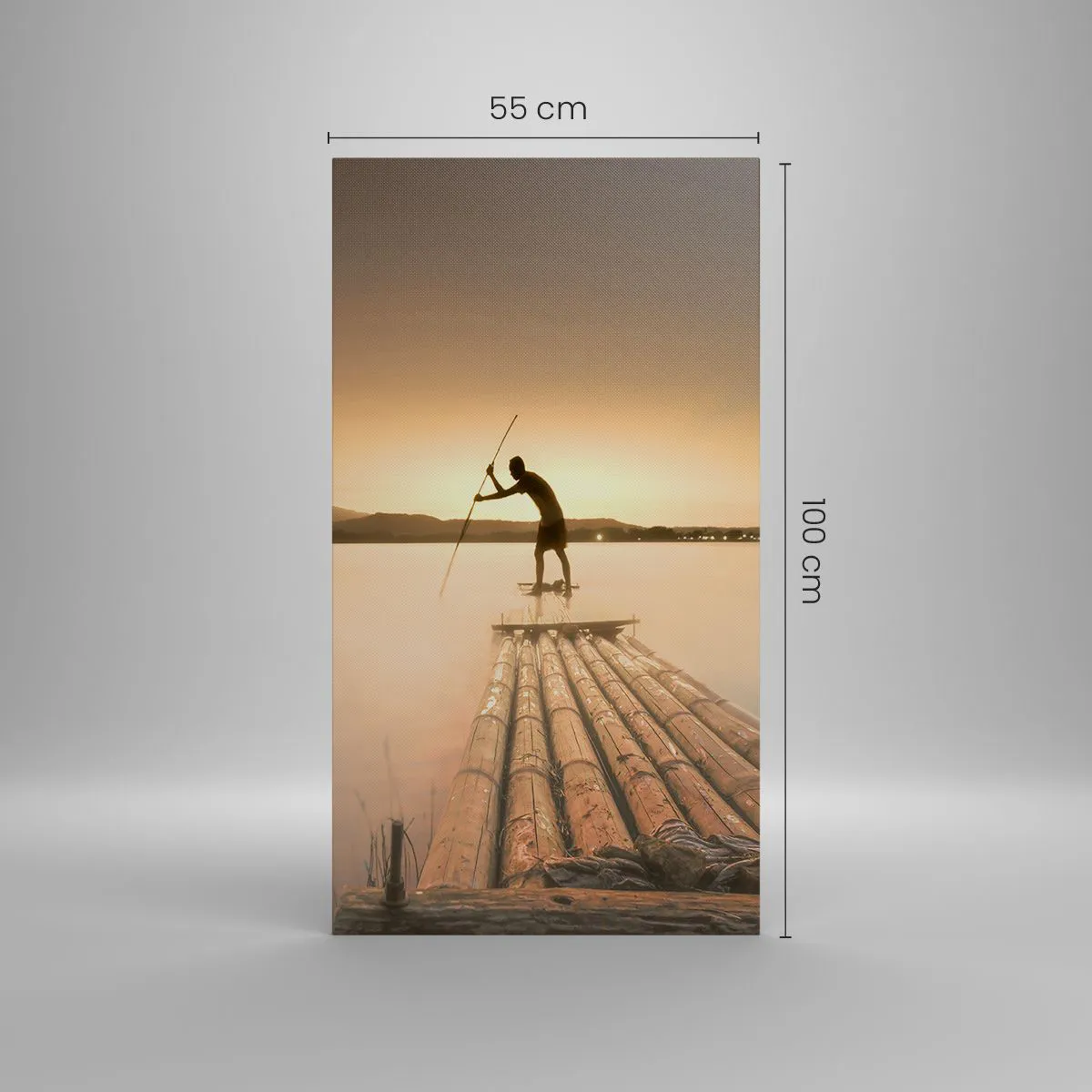 Impression sur toile - Image sur toile - Avant la fin du jour - 55x100 cm