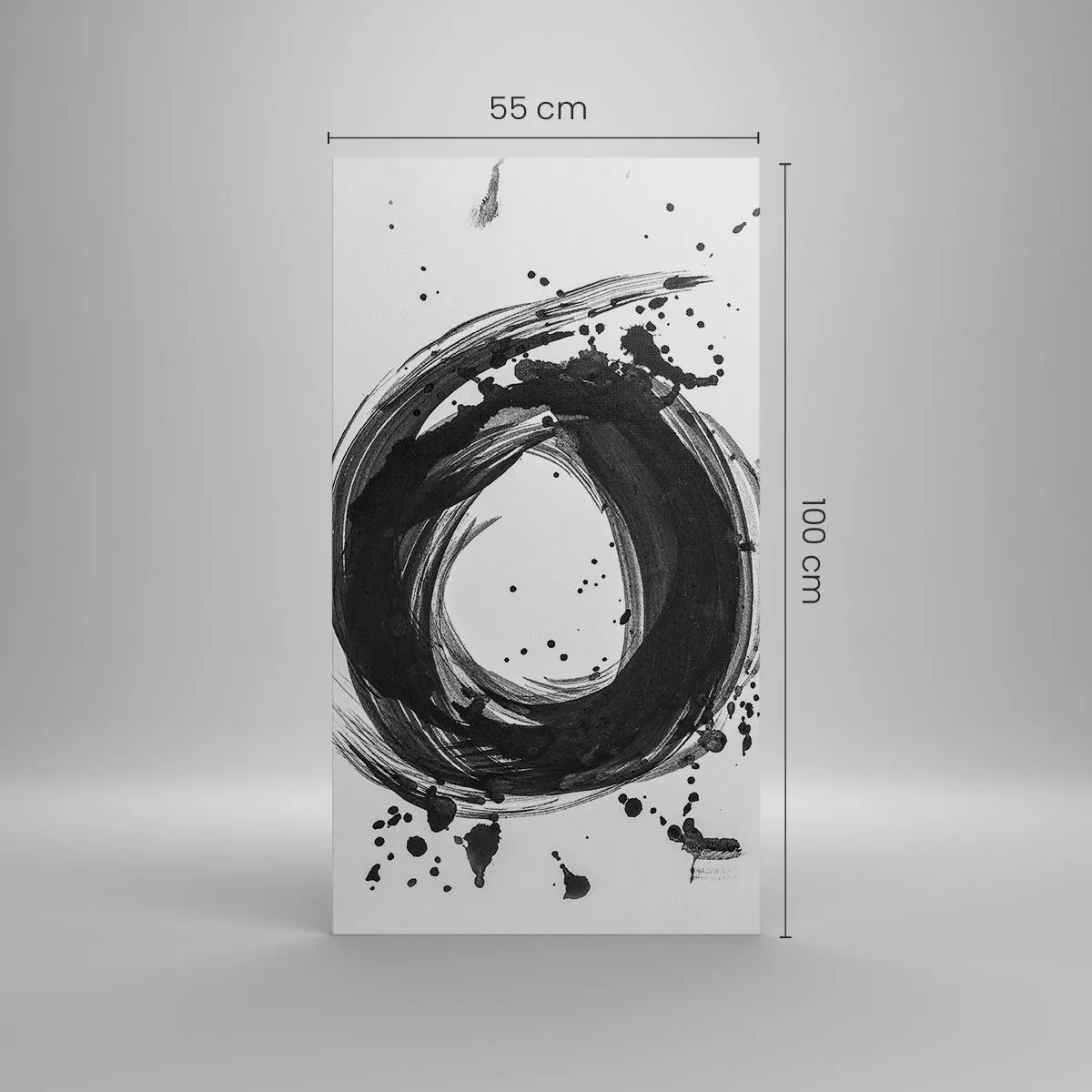 Lærredstryk - Billede på lærred - Skabelsens hvirvelstrøm - 55x100 cm