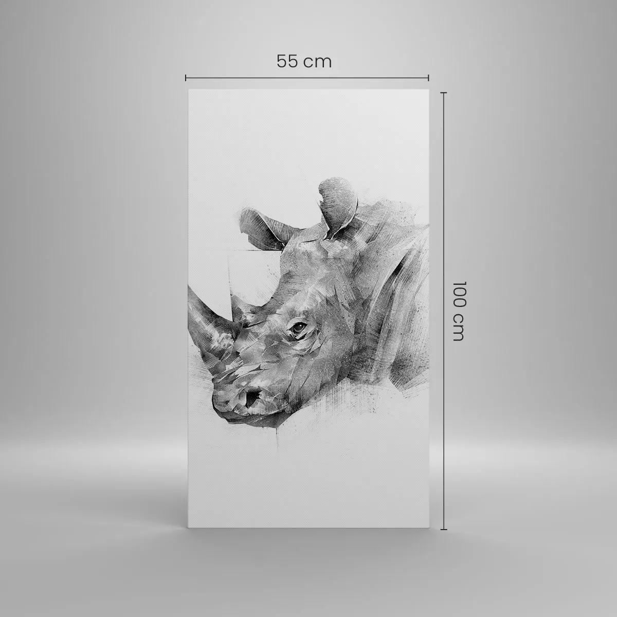 Canvas picture - African Portrait - 55x100 cm