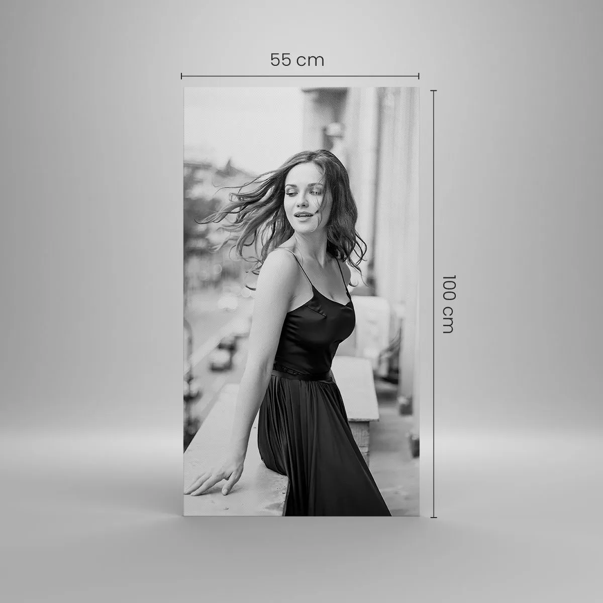 Impression sur toile - Image sur toile - Certainement un Parisien - 55x100 cm