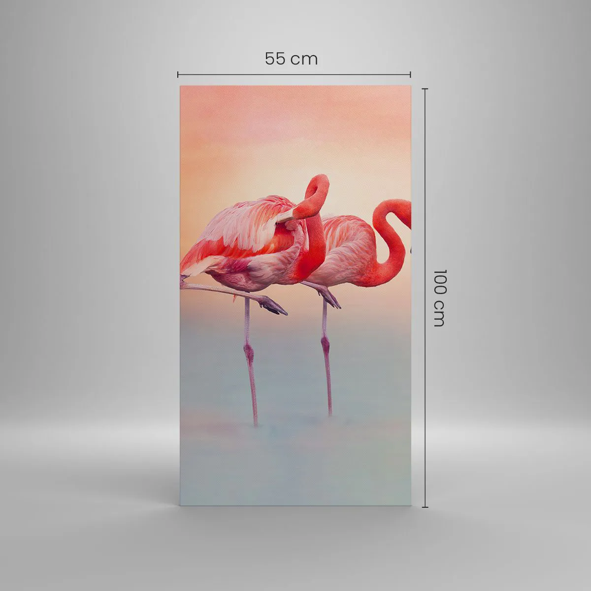 Obraz na plátně - V barvě zapadajícího slunce - 55x100 cm