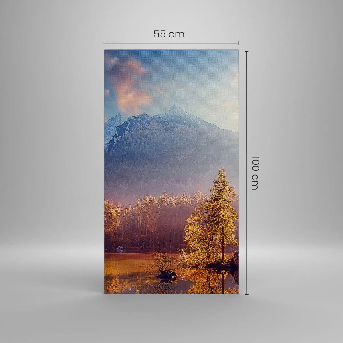 Obraz na płótnie - W górach i dolinach - 55x100 cm