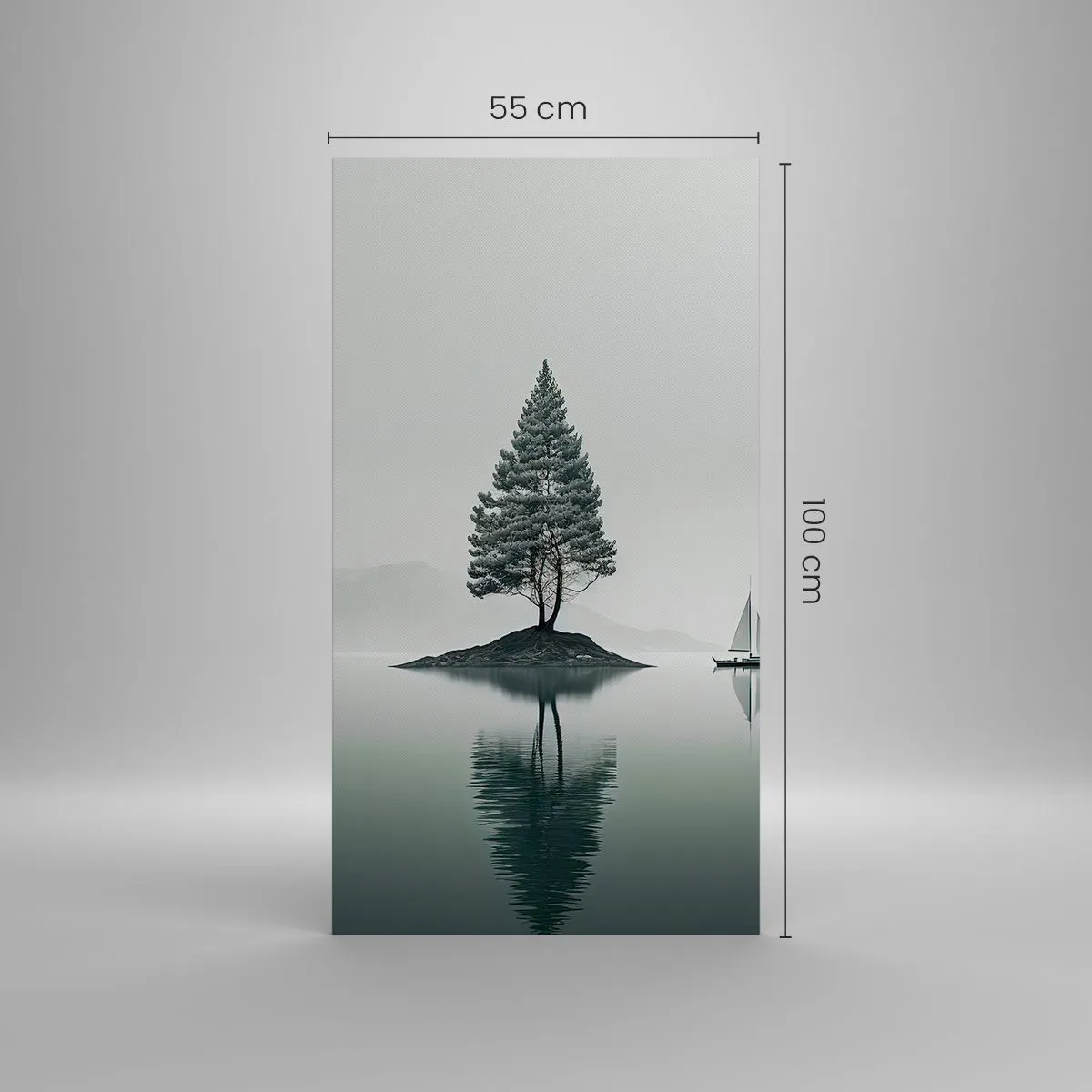 Lærredstryk - Billede på lærred - En drøm - 55x100 cm