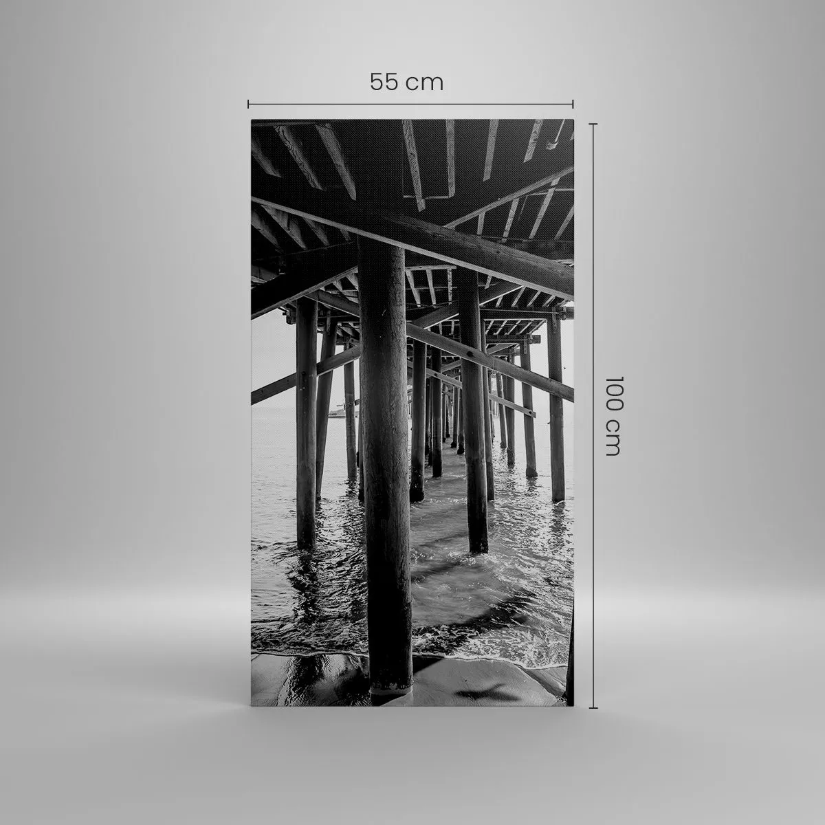 Canvas picture - Beach Hideout - 55x100 cm