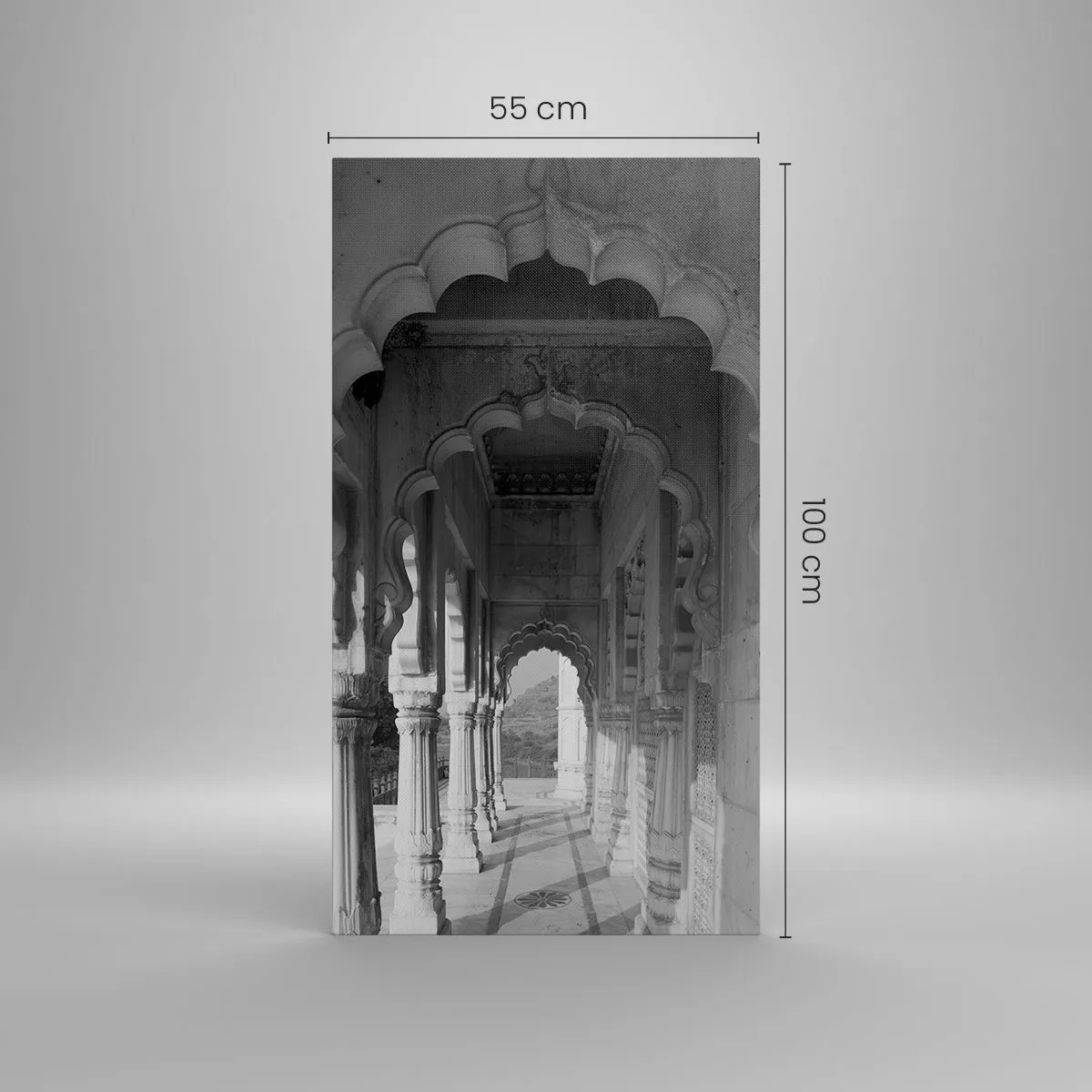 Lærredstryk - Billede på lærred - Det er her, fortællingerne fra Østen sker - 55x100 cm