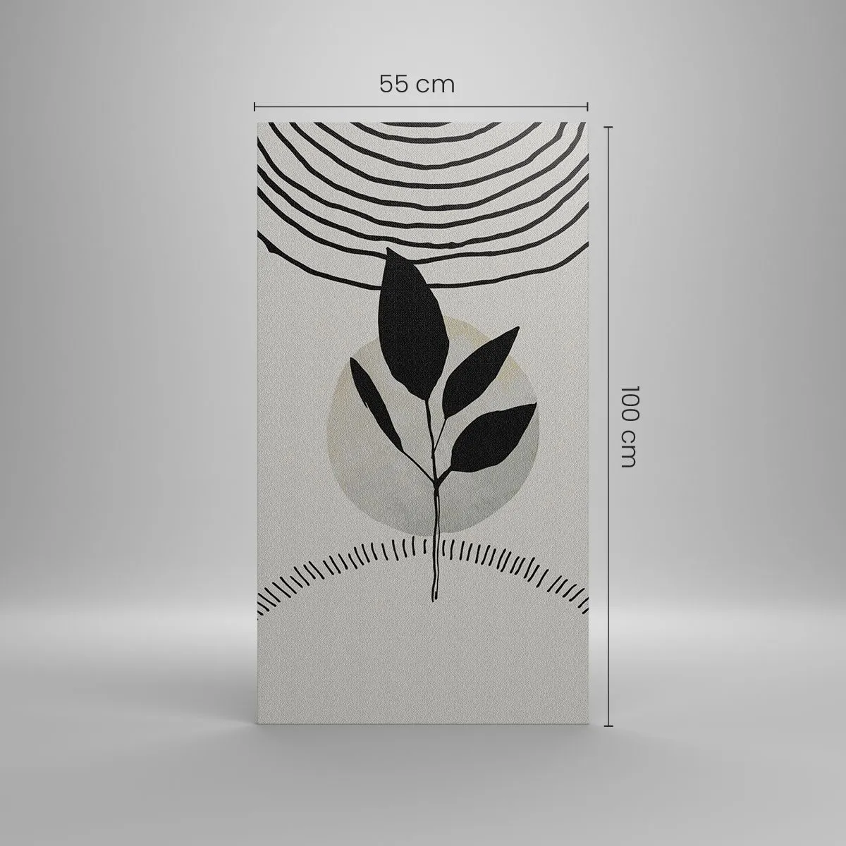 Obraz na płótnie - Kompozycja: rytuały natury - 55x100 cm