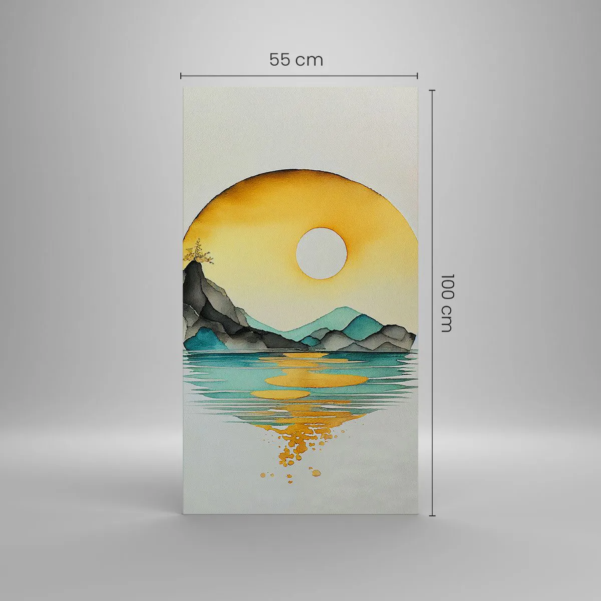 Obraz na płótnie - W kręgu piękna - 55x100 cm