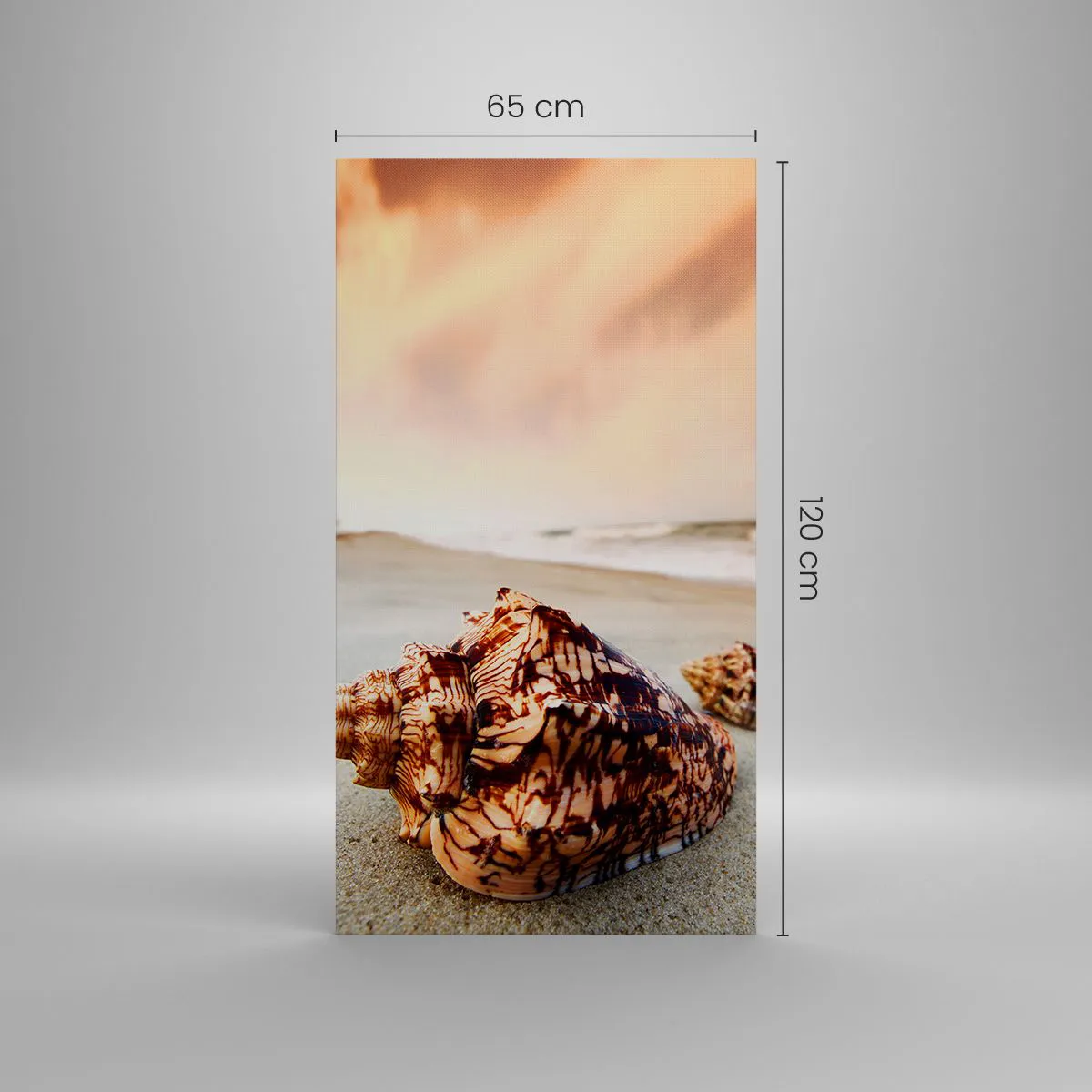 Vászonkép - A hullámok kitaszítottjai - 65x120 cm