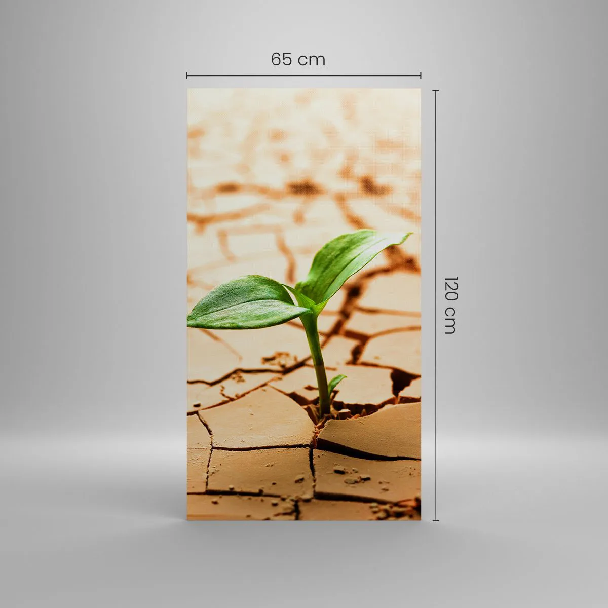 Obraz na płótnie - Nieposkromiona siła życia - 65x120 cm