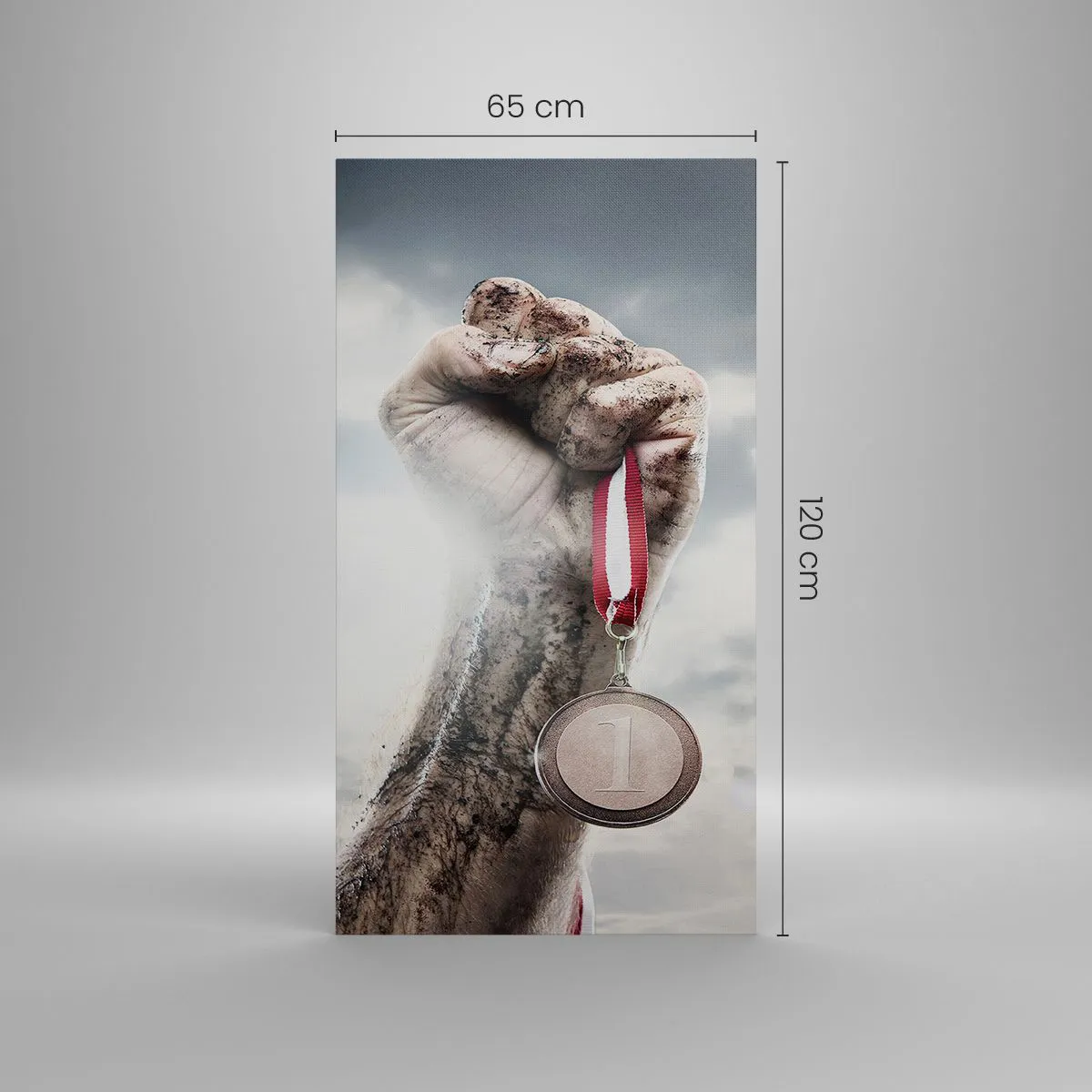 Impression sur toile - Image sur toile - Per aspera ad astra - 65x120 cm