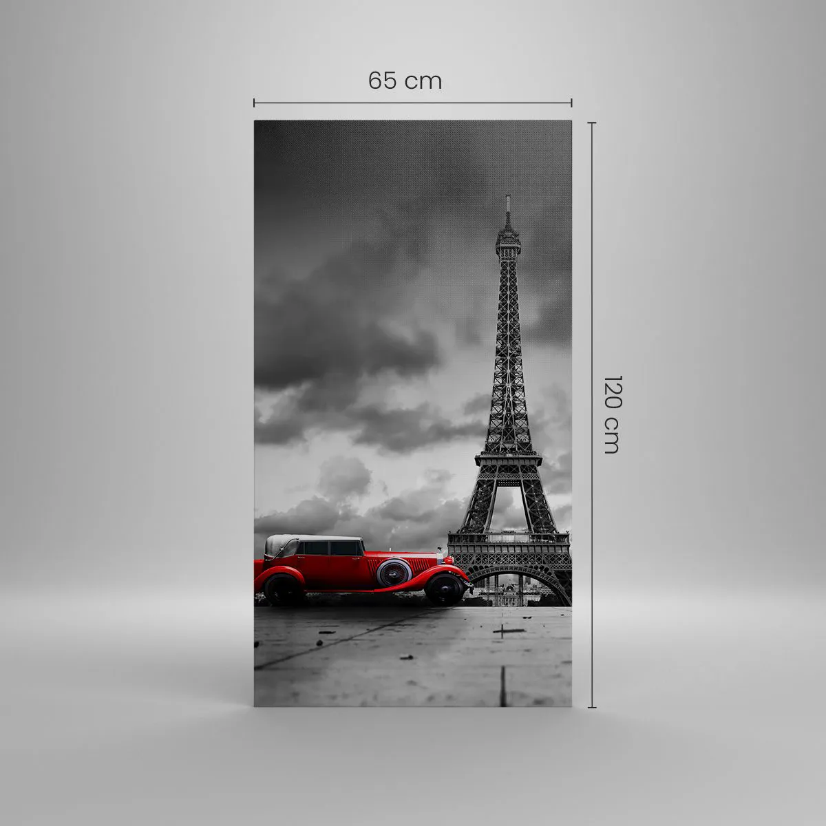 Canvas picture - Not So Long Ago in Paris - 65x120 cm