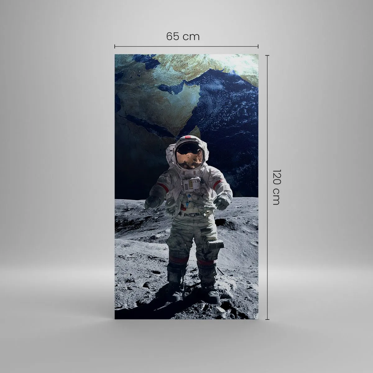 Impression sur toile - Image sur toile - Salutations de la lune - 65x120 cm