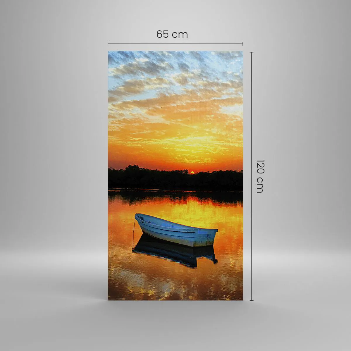 Impression sur toile - Image sur toile - Regardez, écoutez, méditez - 65x120 cm