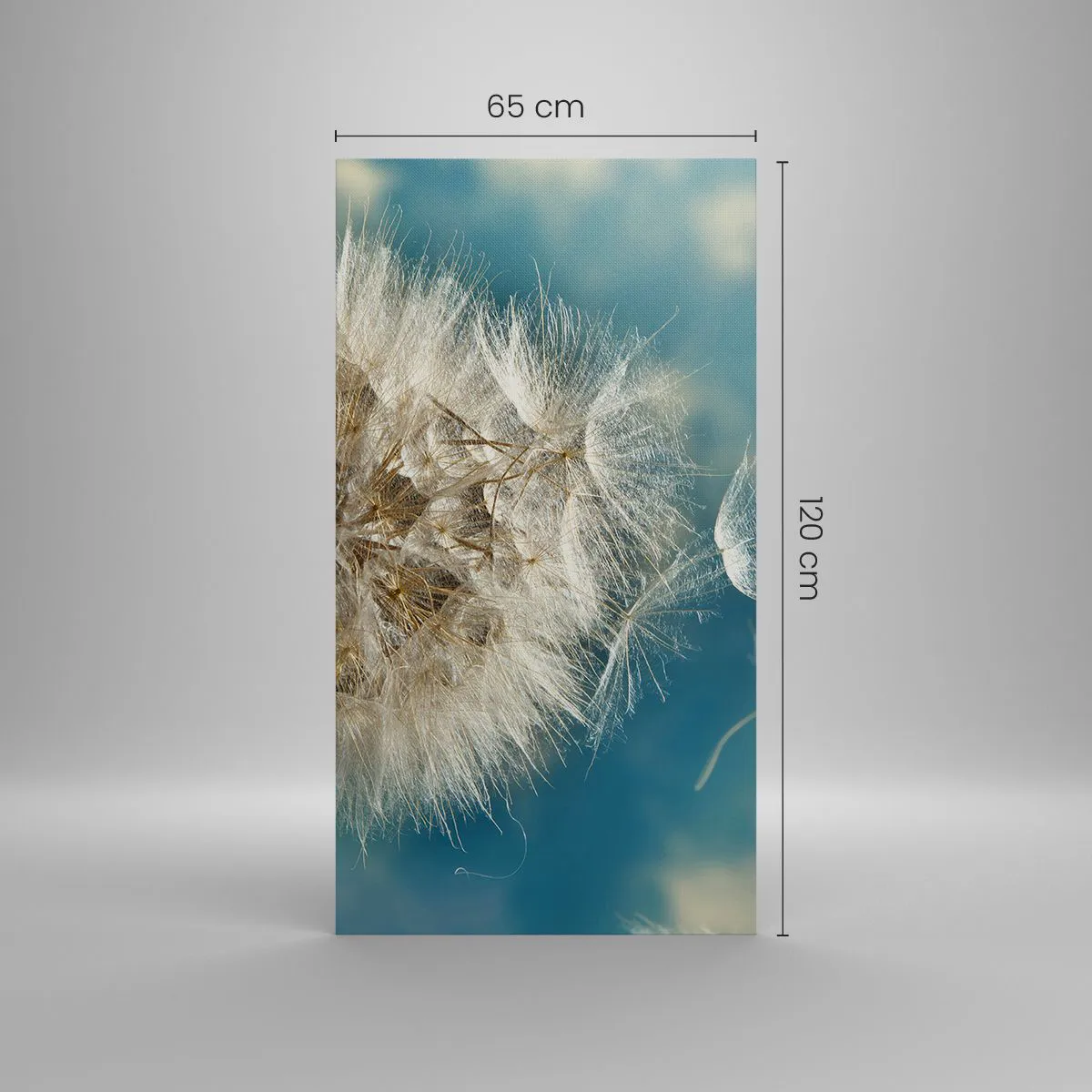 Lærredstryk - Billede på lærred - En engels åndedræt - 65x120 cm