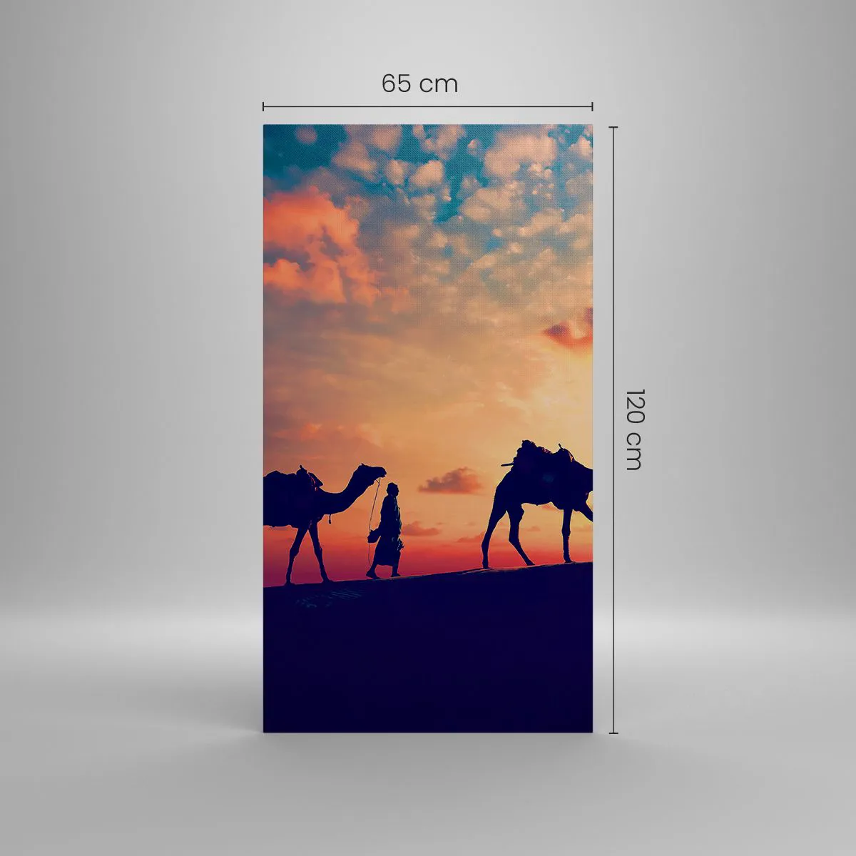 Impression sur toile - Image sur toile - L'esprit mystérieux de l'Orient - 65x120 cm