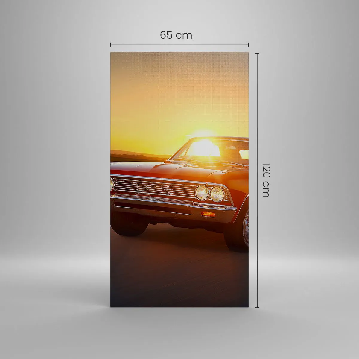 Obraz na płótnie - Pożądanie ma kolor czerwony - 65x120 cm