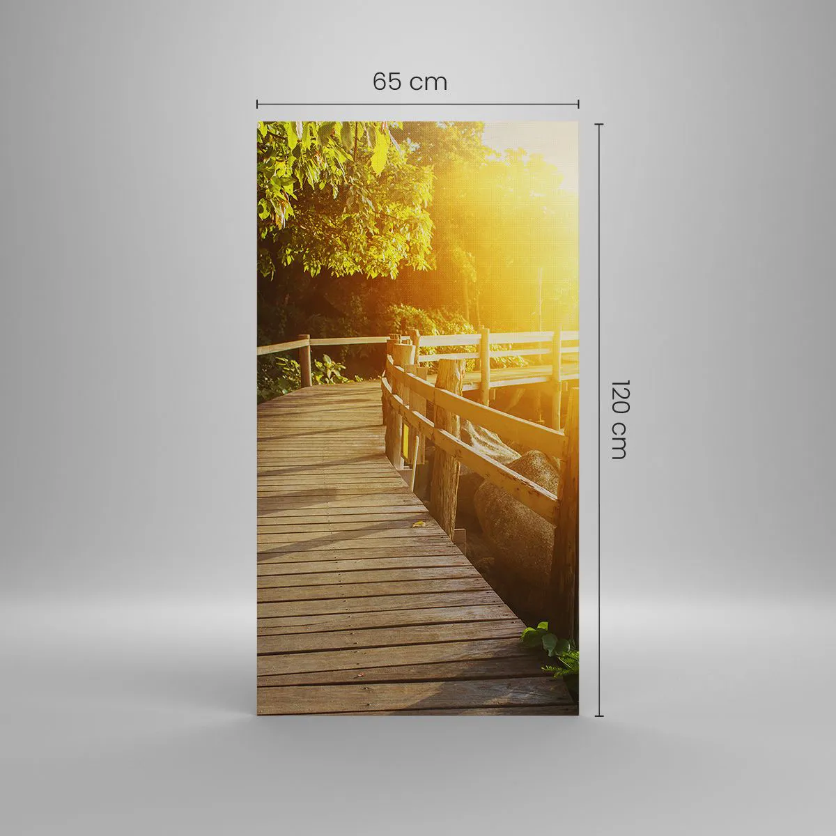 Schilderen op canvas - Nog een beurt, nog een wonder - 65x120 cm