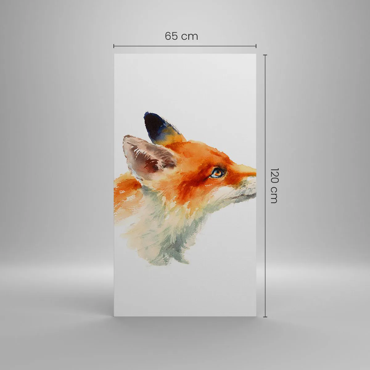 Tablou pe pânză - Nu poți fi niciodată prea atent - 65x120 cm