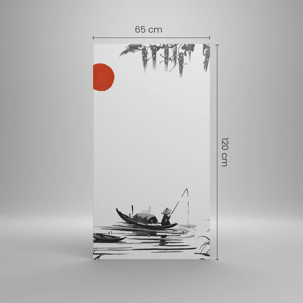 Impression sur toile - Image sur toile - Après-midi asiatique - 65x120 cm