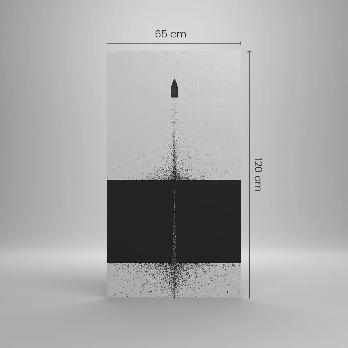 Impression sur toile - Image sur toile - Droit au but - 65x120 cm