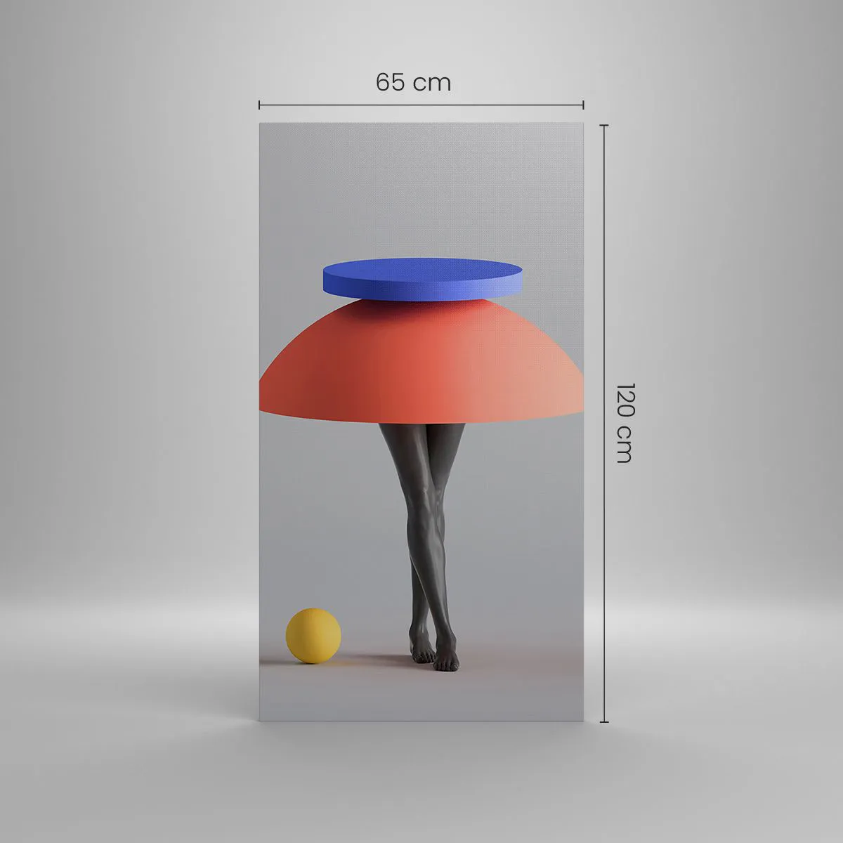 Obraz na płótnie - Kompozycja surrealistyczna - 65x120 cm