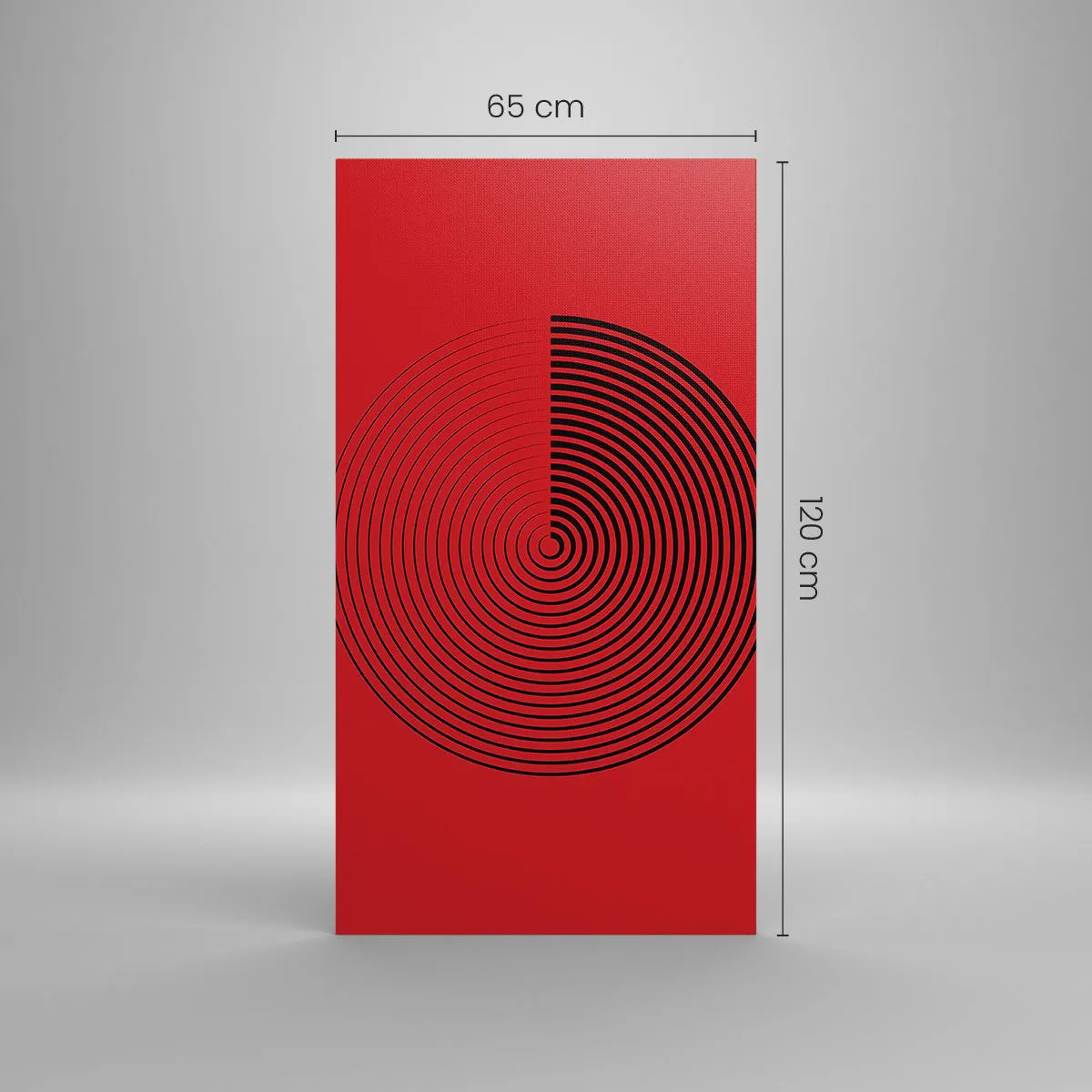 Canvas picture - Circular Movement - 65x120 cm