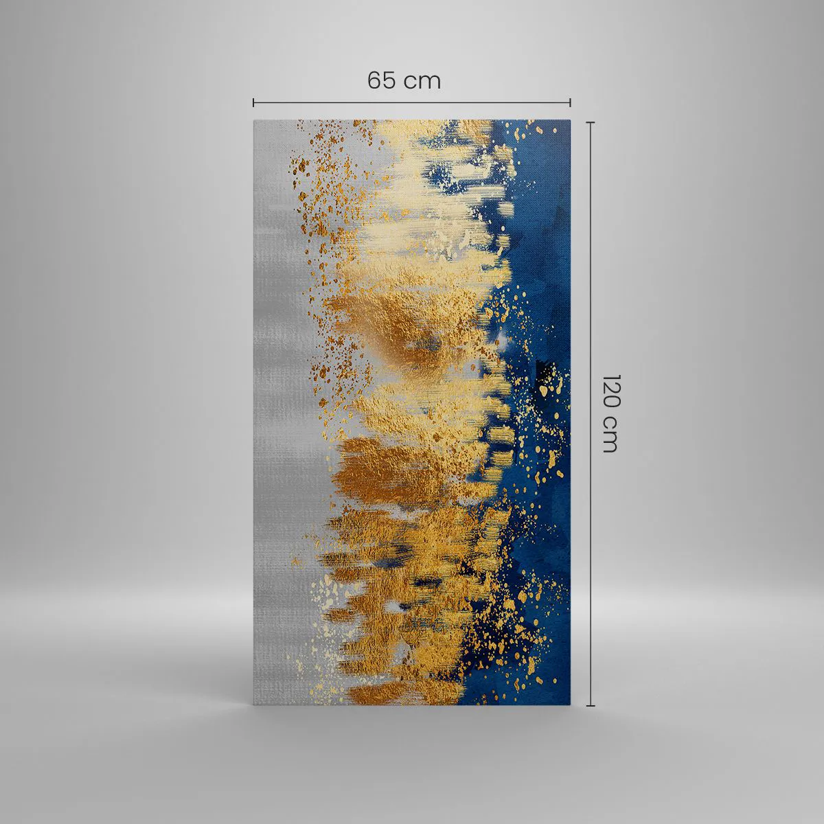 Canvas picture - Modern Composition and Twinkle - 65x120 cm