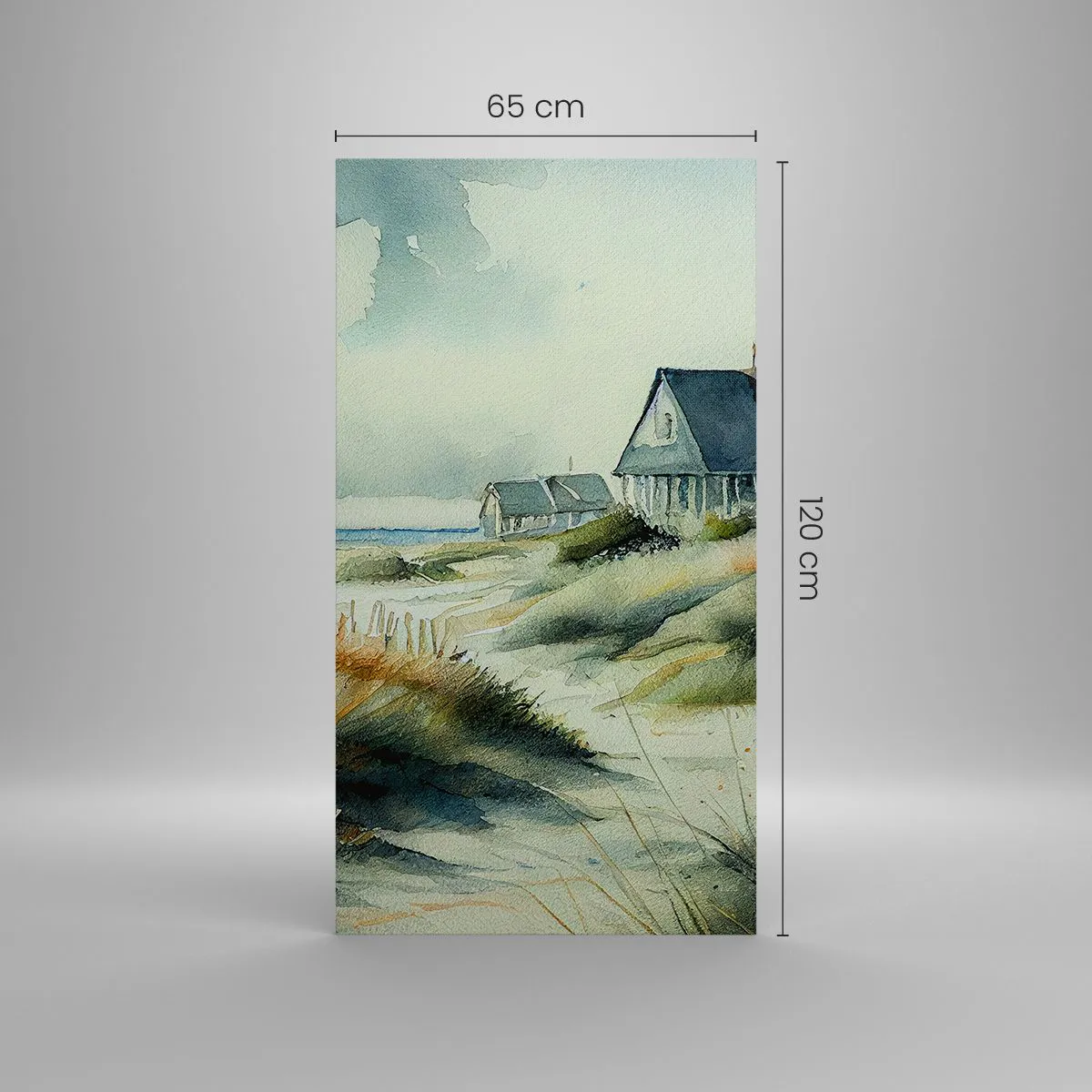 Obraz na płótnie - Z dala od zgiełku - 65x120 cm