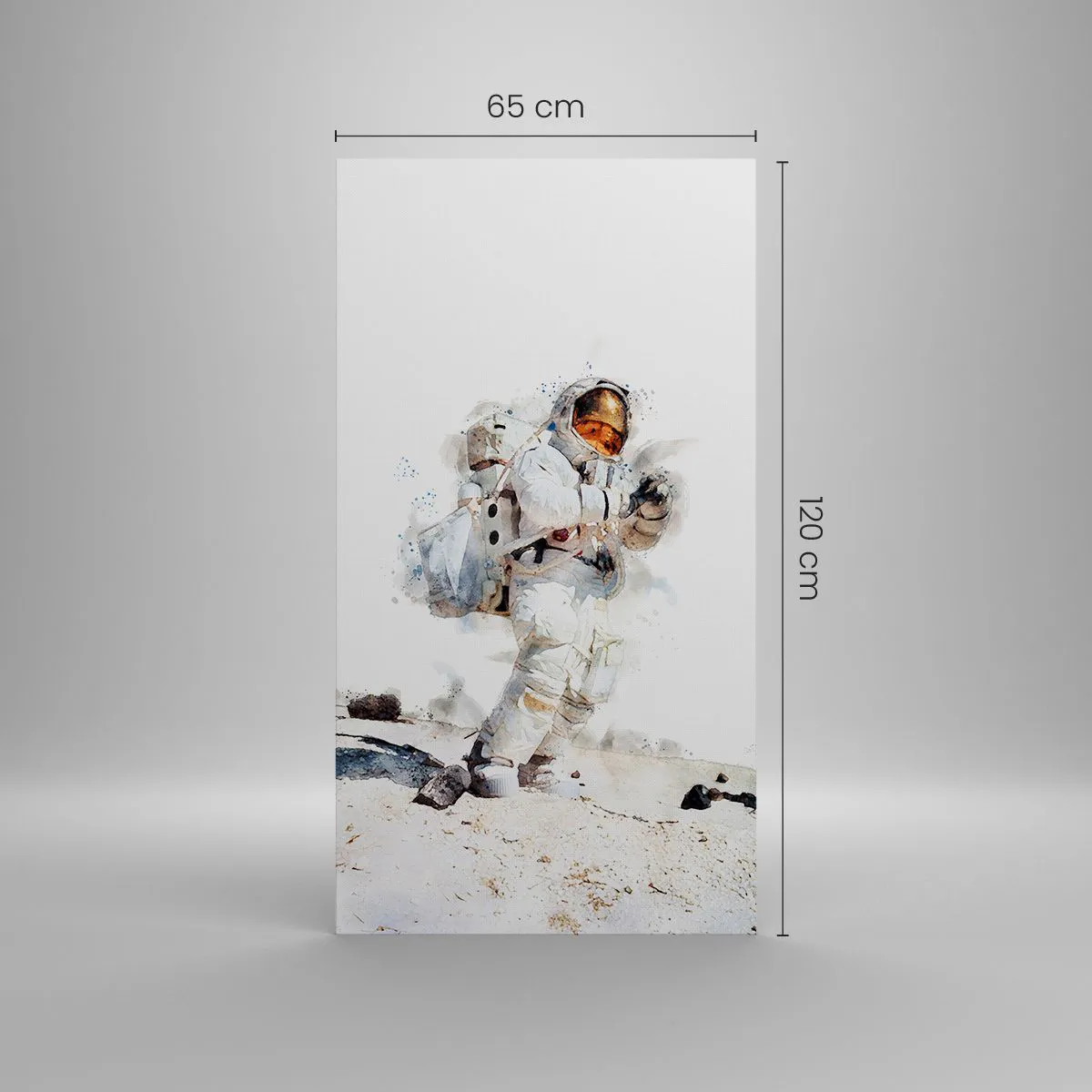 Lærredstryk - Billede på lærred - Jordens budbringer - 65x120 cm