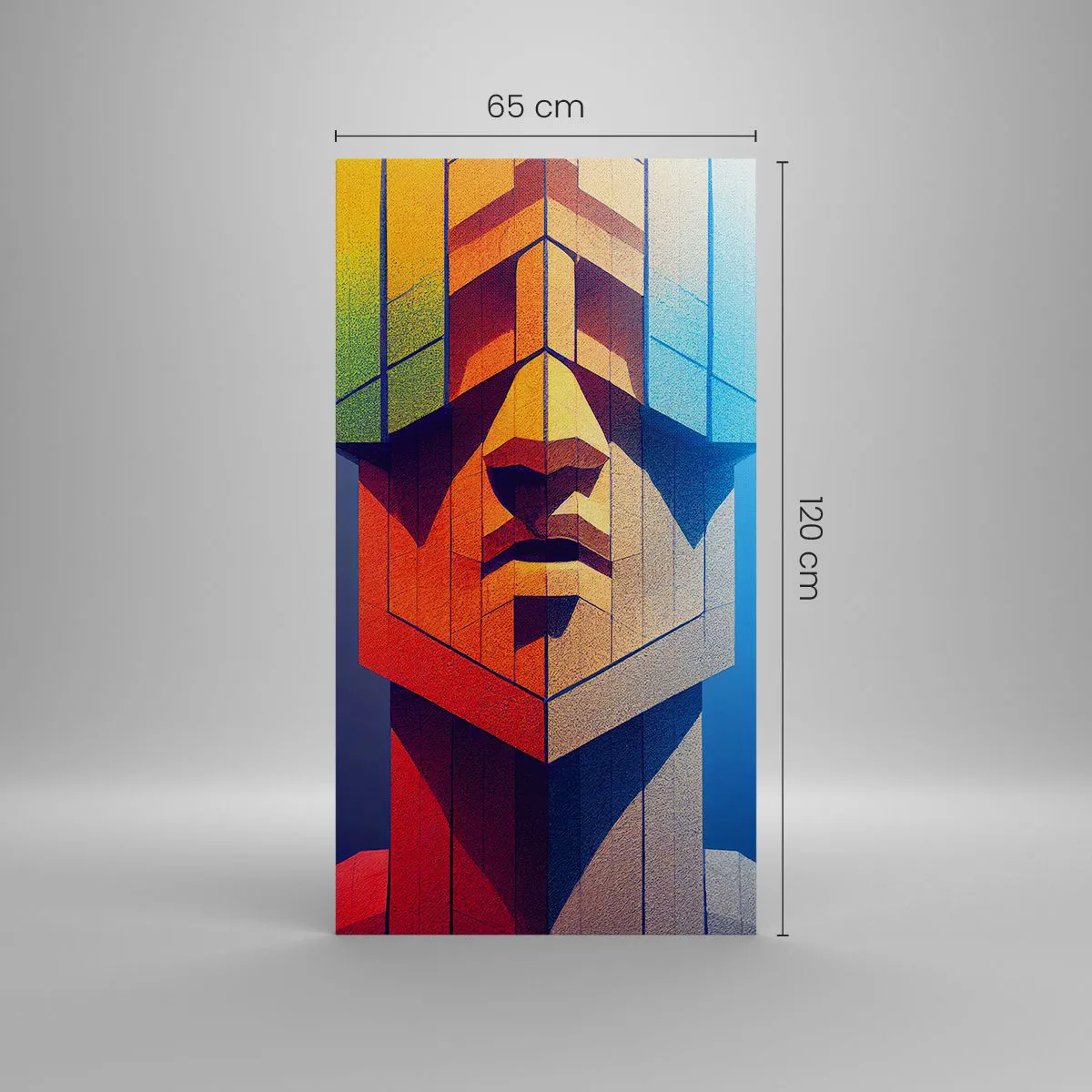 Obraz na płótnie - Człowiek z zasadami - 65x120 cm