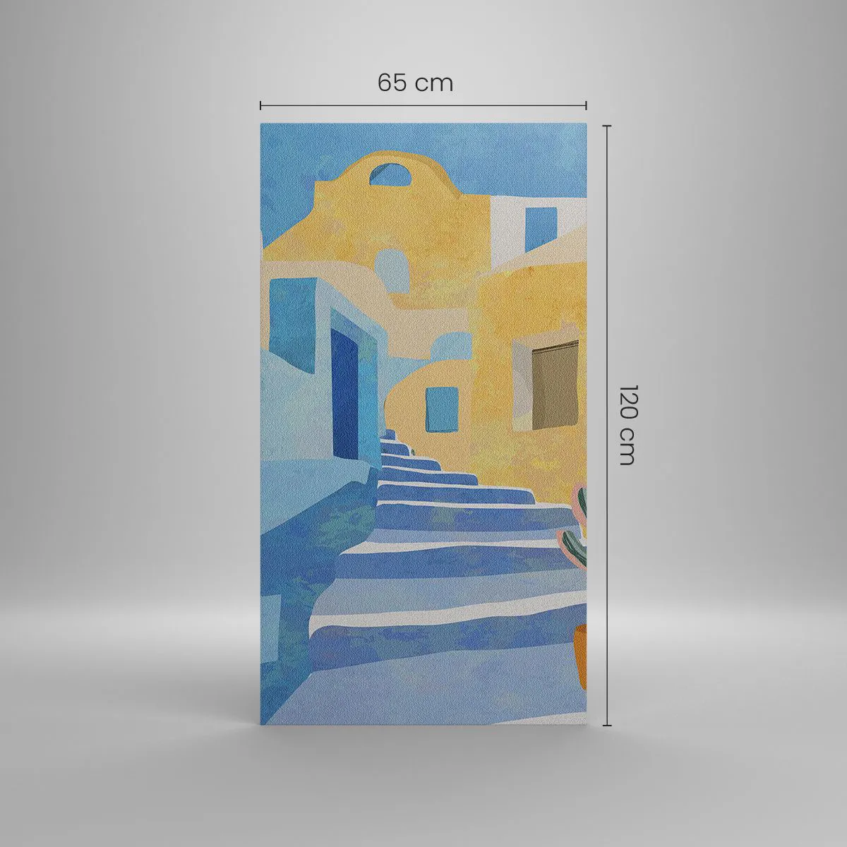 Obraz na plátně - Den v arabském městě - 65x120 cm