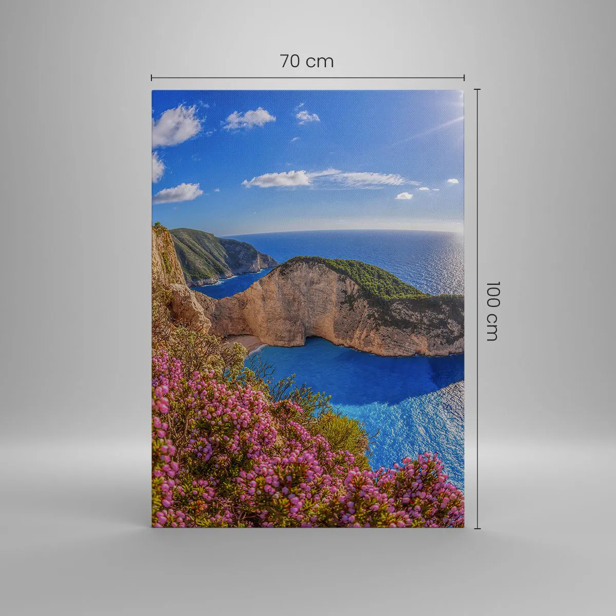 Lærredstryk - Billede på lærred - Min store græske ferie - 70x100 cm