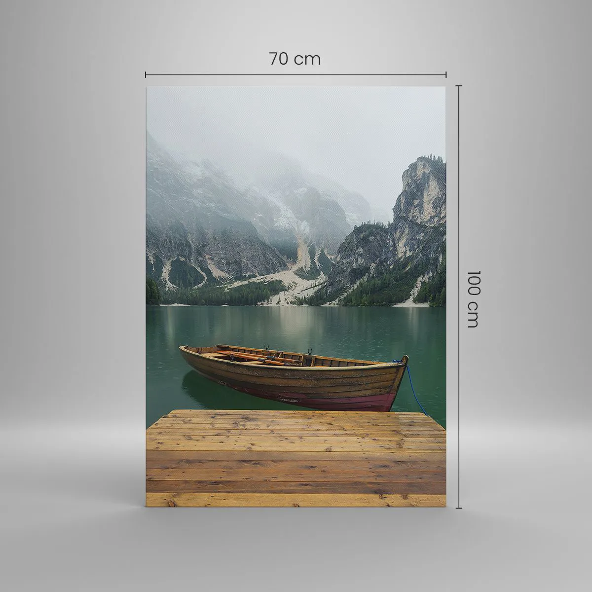 Vászonkép - "És a homlok büszke sziklái" - 70x100 cm