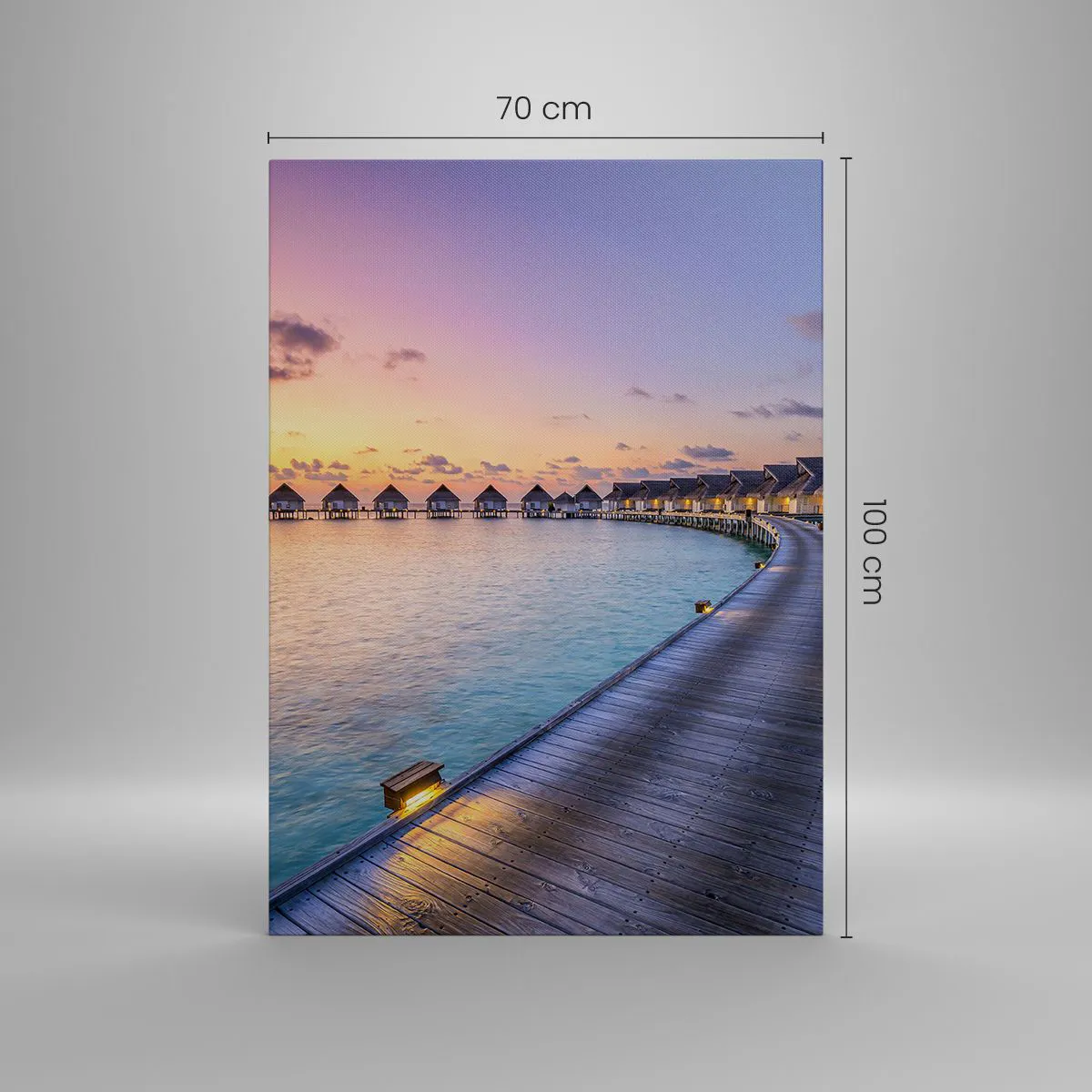 Vászonkép - Nyaralás – vissza a forrásokhoz - 70x100 cm