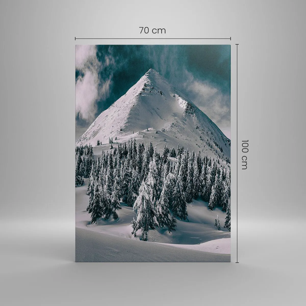 Canvas picture - Land of Snow and Ice - 70x100 cm