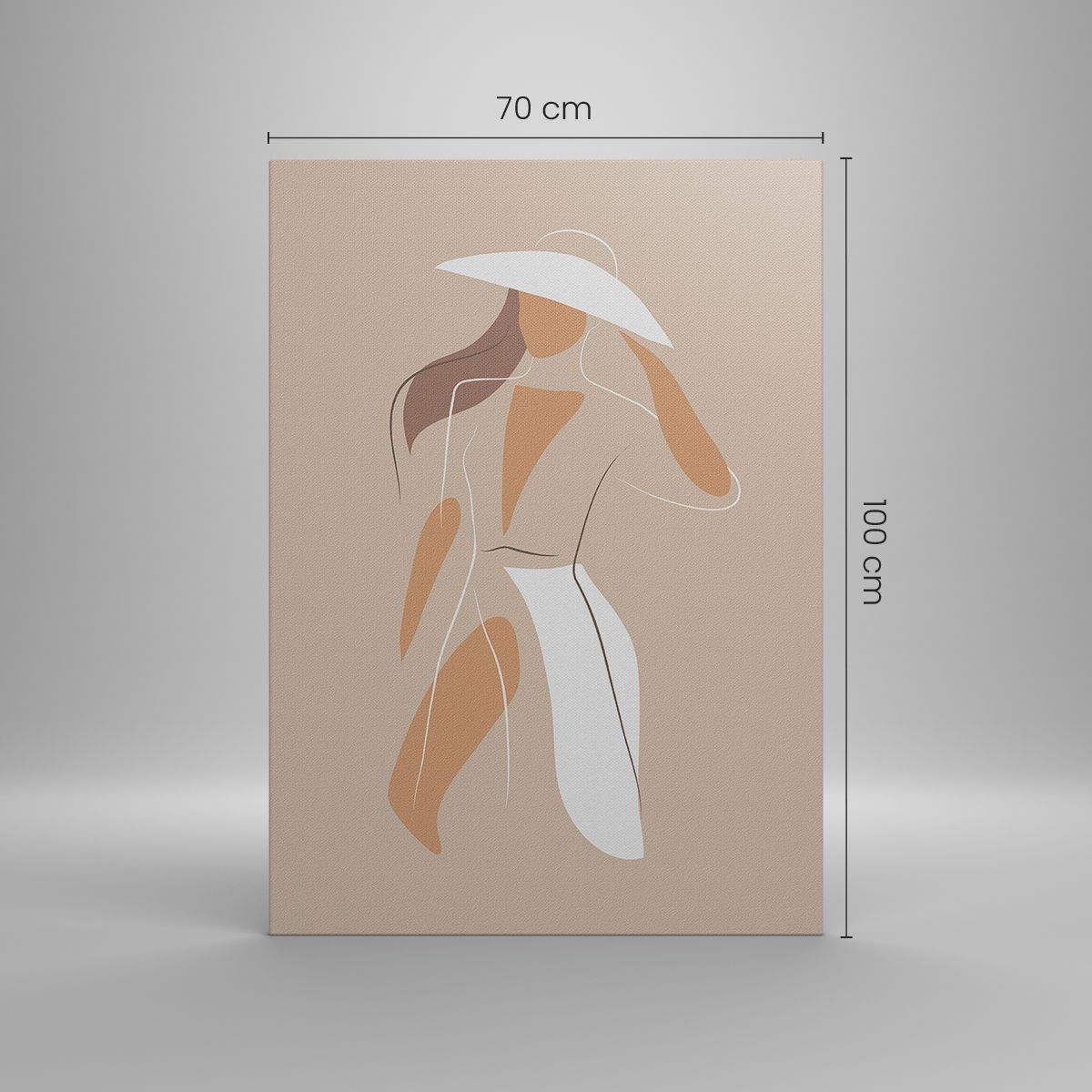 Poster in cornice nera Arttor 50x70 cm - La moda è un gioco - Donna,  Grafica, Moda, Minimalismo, Arte Moderna., Per il Salotto, Per la Camera da