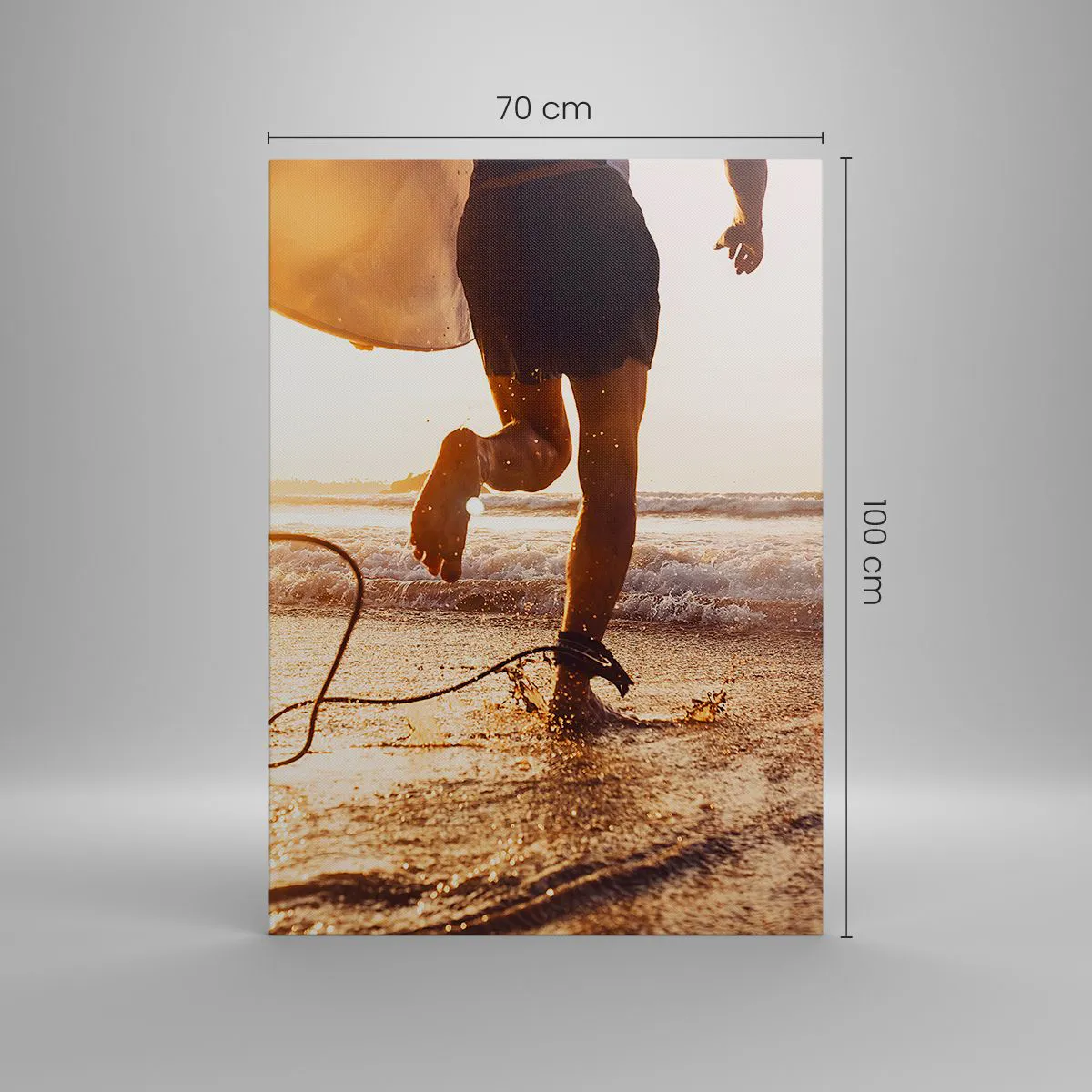 Vászonkép - A hullám felé - 70x100 cm