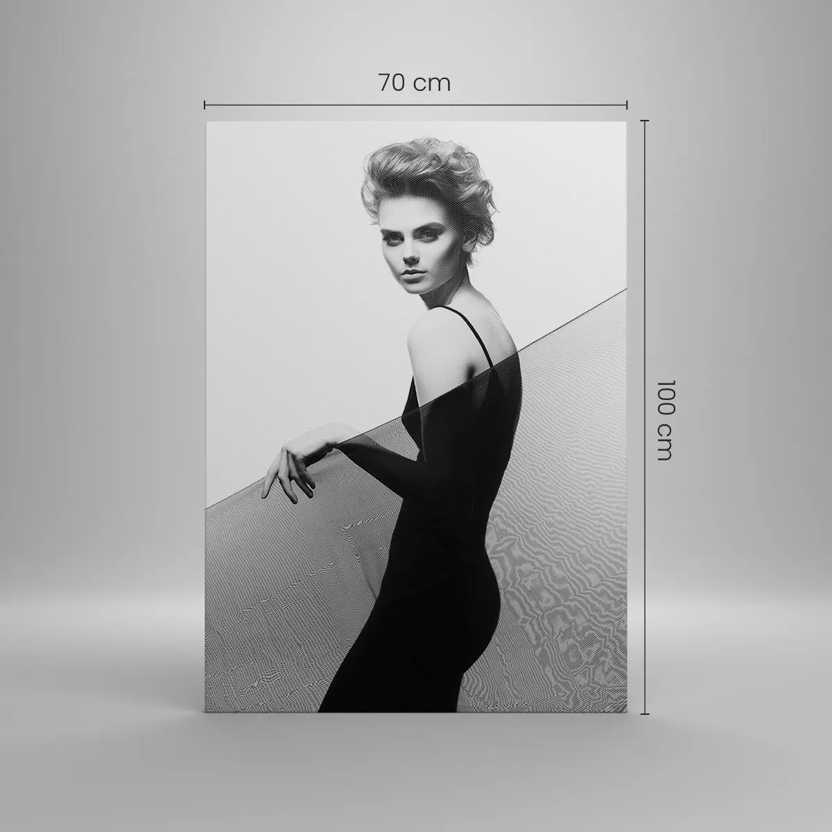 Schilderen op canvas - Magnetische blik - 70x100 cm