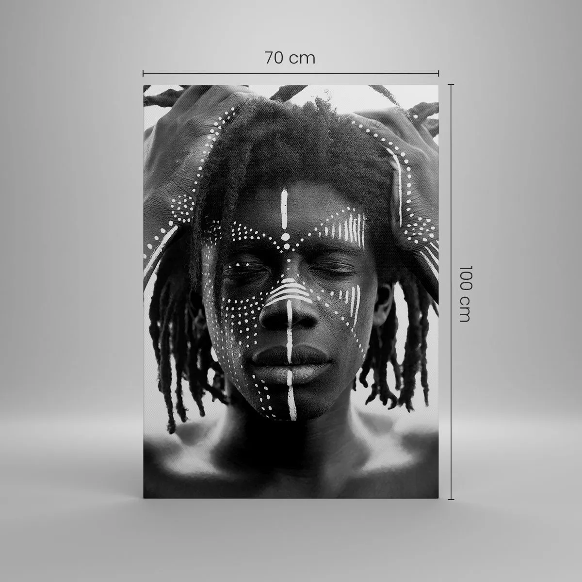 Cuadro sobre lienzo - Impresión de Imagen - ¿Dónde estás? - 70x100 cm