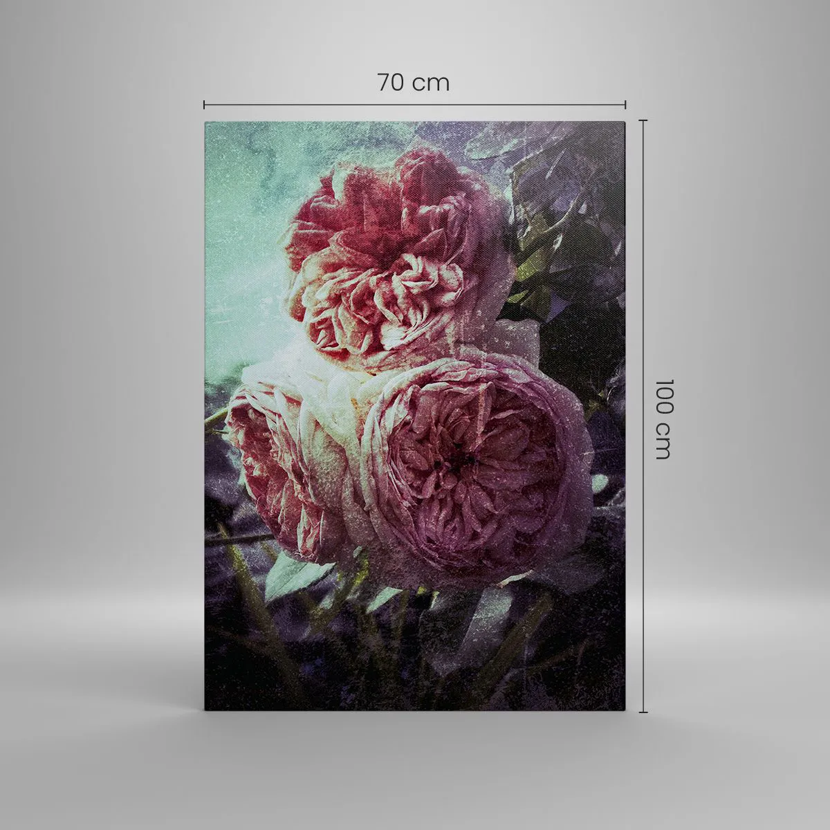 Bild auf Leinwand - Leinwandbild - In romantischer Atmosphäre - 70x100 cm