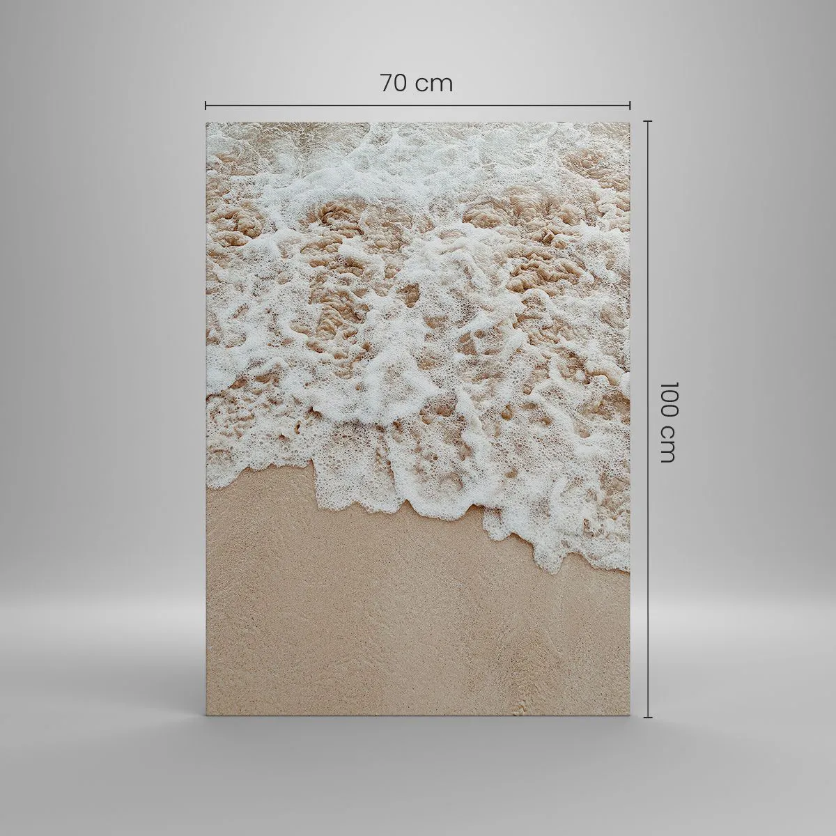 Lærredstryk - Billede på lærred - Jeg er straks tilbage - 70x100 cm