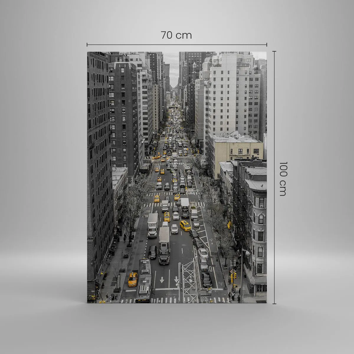 Obraz na plátně - Život New Yorku - 70x100 cm
