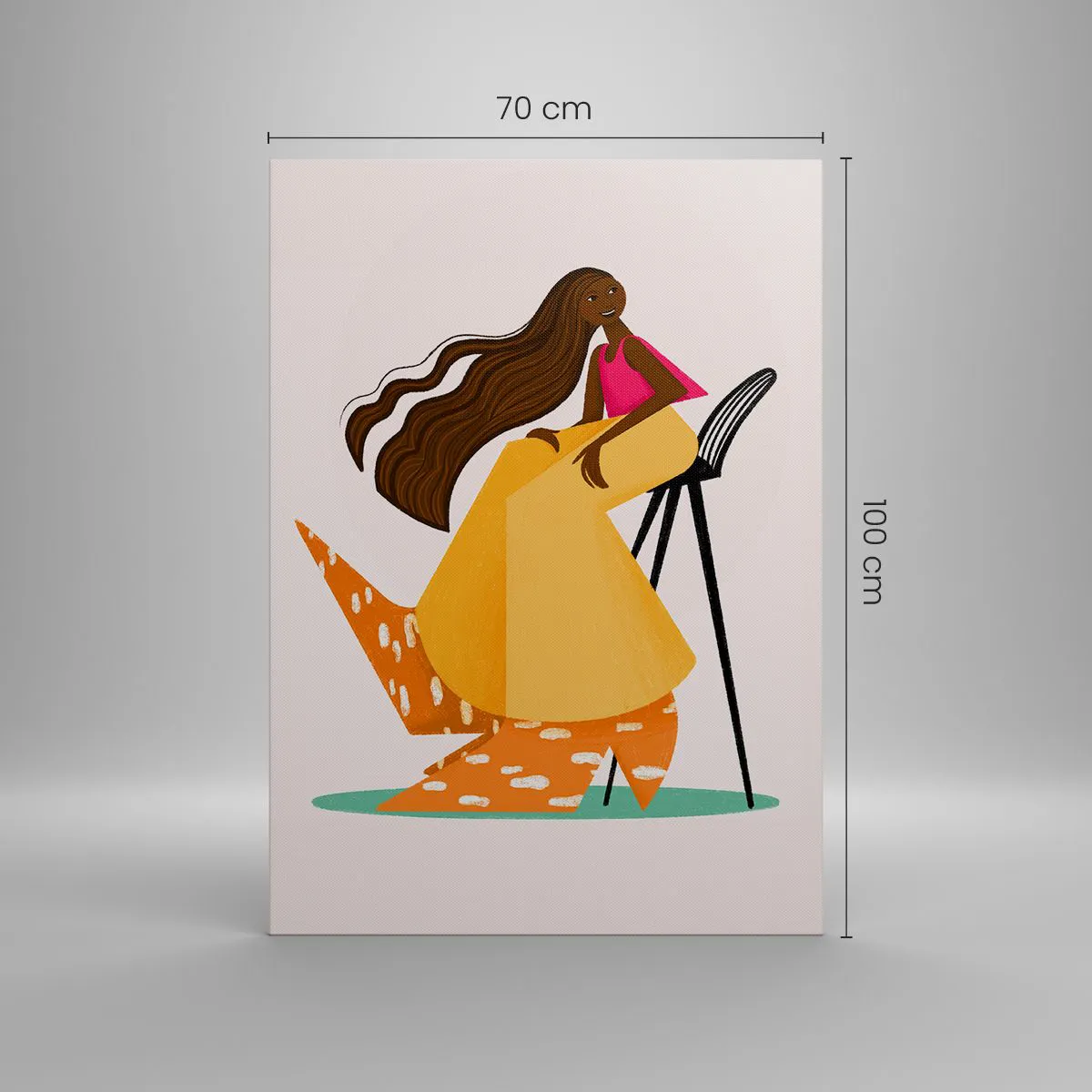 Vászonkép - A divat is szórakoztató - 70x100 cm